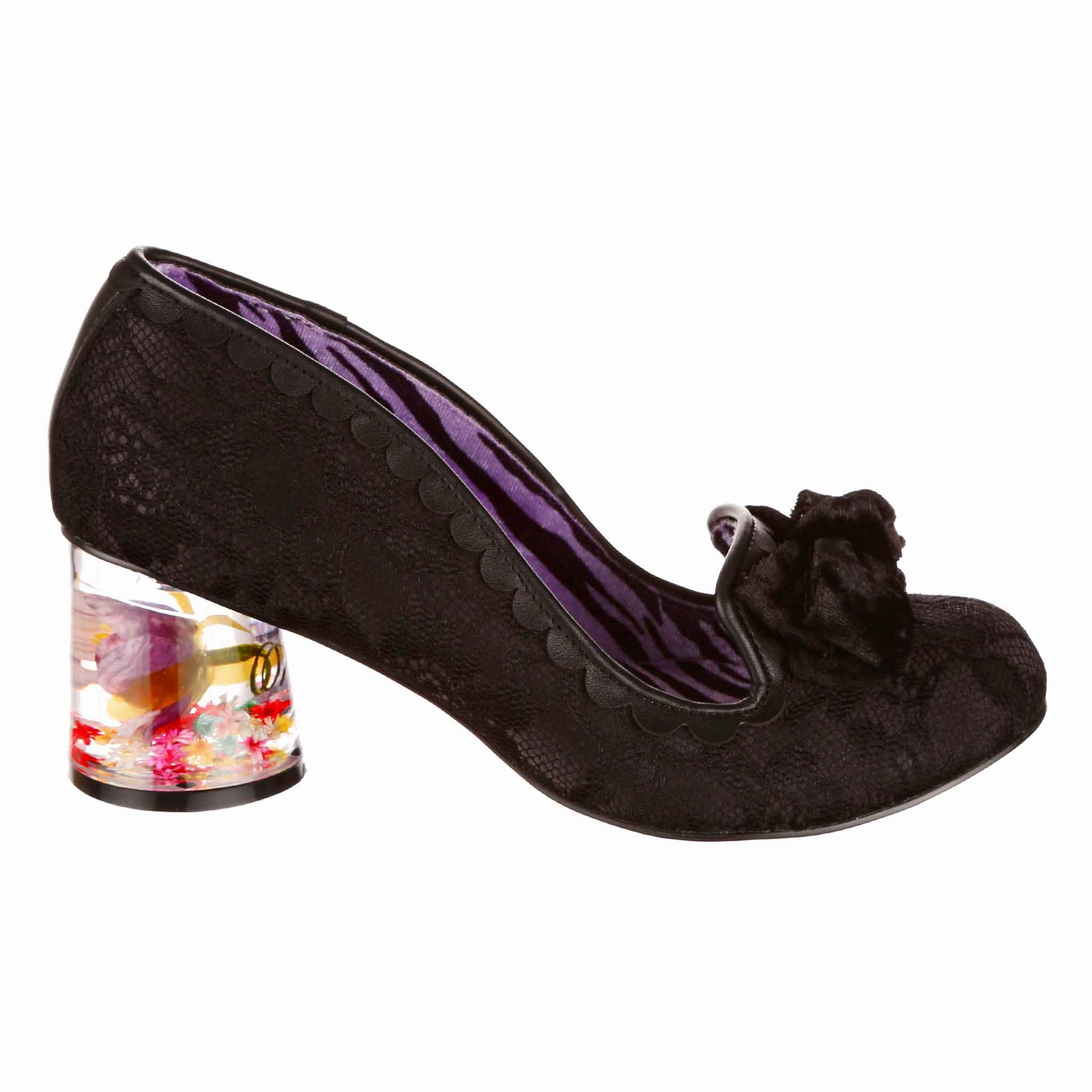 Dressy High Heels Frosted Flower