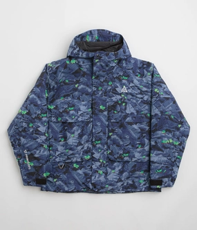 High Density Weave Chill Day Layer Nike ACG Skull Peak Full Zip Jacket - Midnight Navy / Black / Black / Summit White