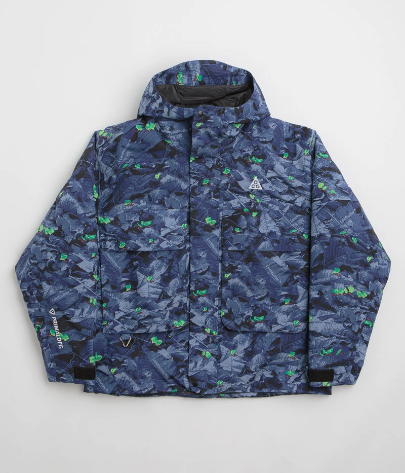 High Density Weave Chill Day Layer Nike ACG Skull Peak Full Zip Jacket - Midnight Navy / Black / Black / Summit White