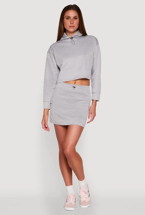 Hand Stitched Boutique Exclusive Toggle Drawstring Cargo Skort