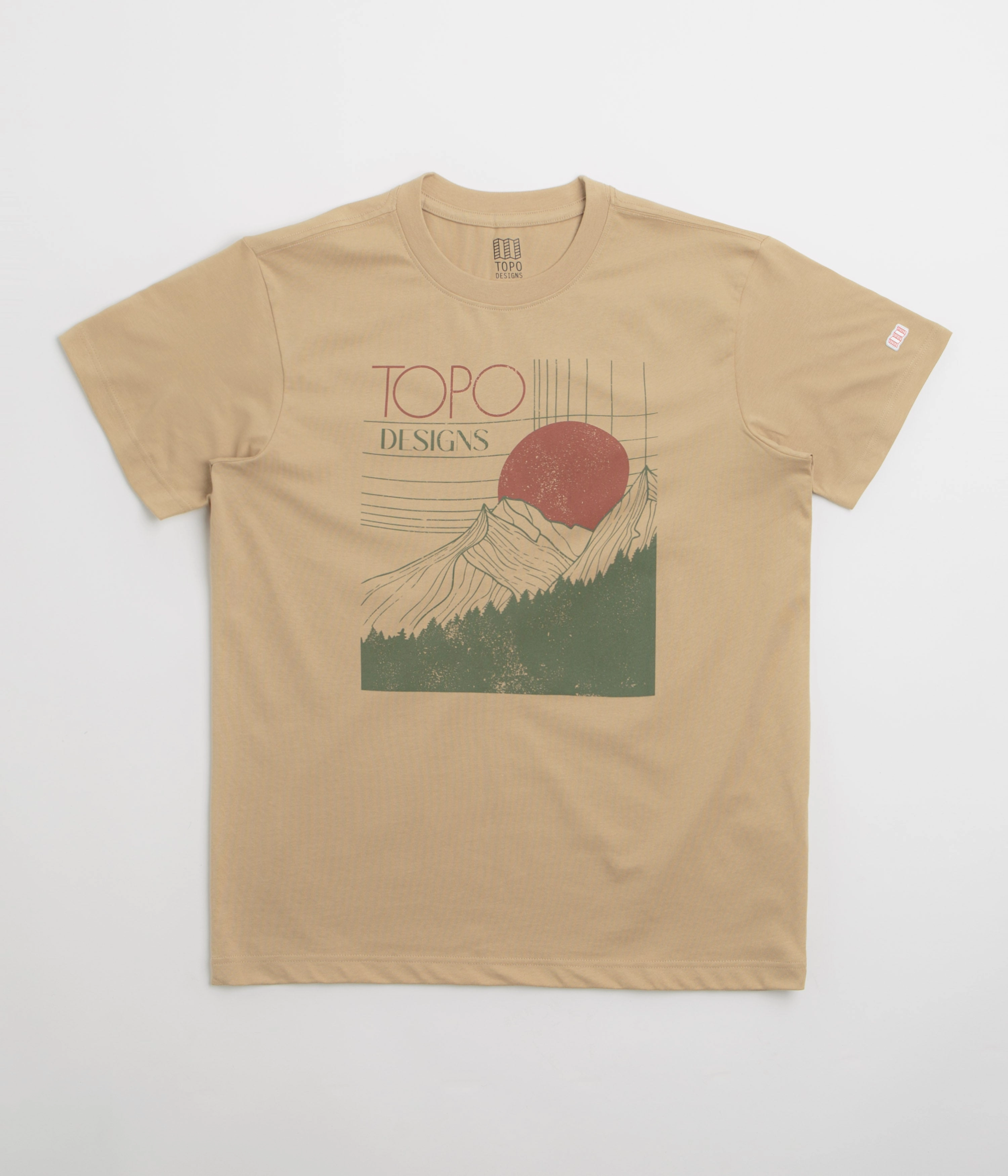 Soft Wear Topo Designs Horizon T-Shirt - Sahara