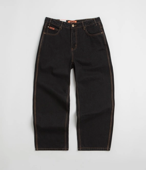 Butter Goods Baggy Jeans - Washed Black / Black Water Repellent