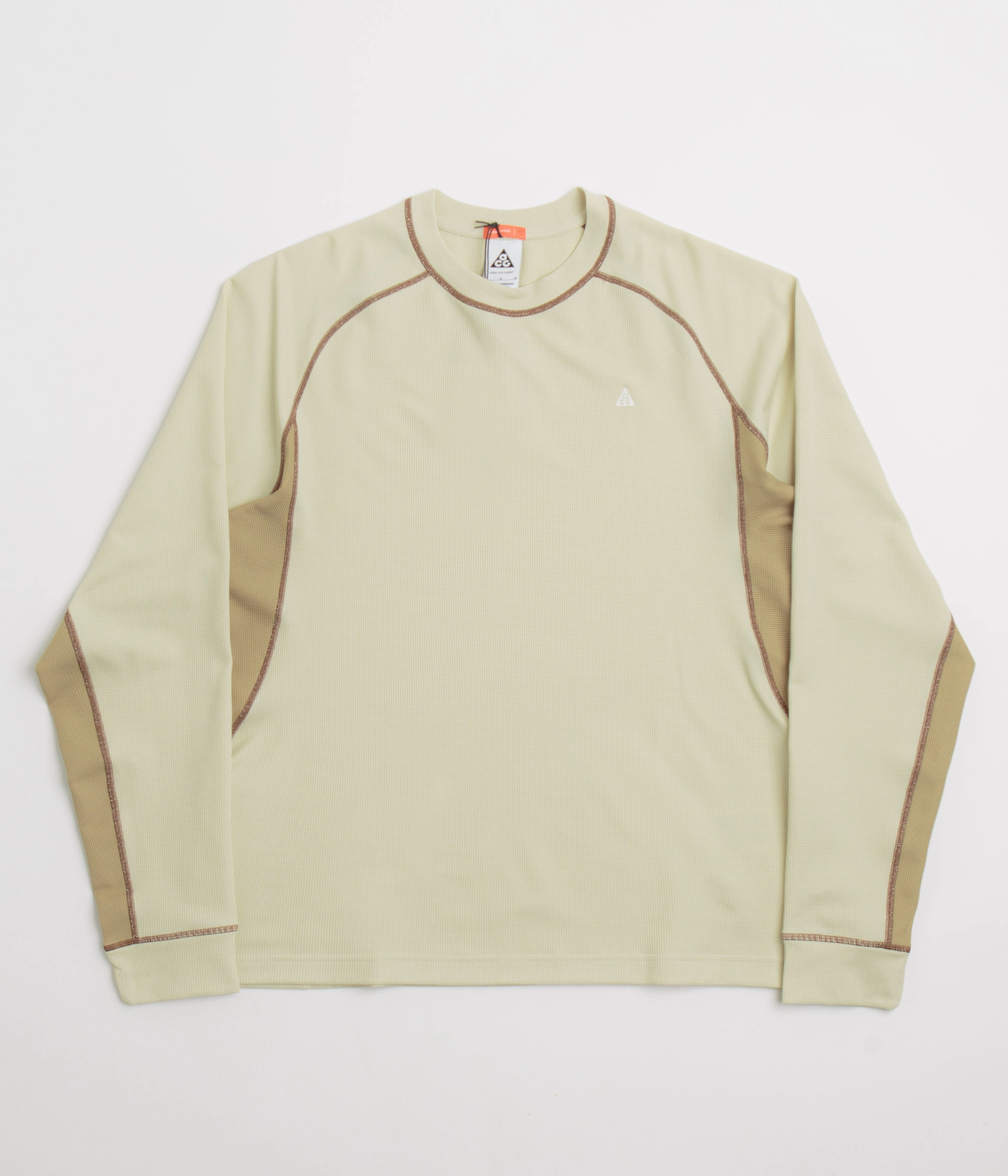 Indoor Comfort Casual Comfort Wear Nike ACG Chinati Long Sleeve T-Shirt - Light Khaki / Parachute Beige / Summit White
