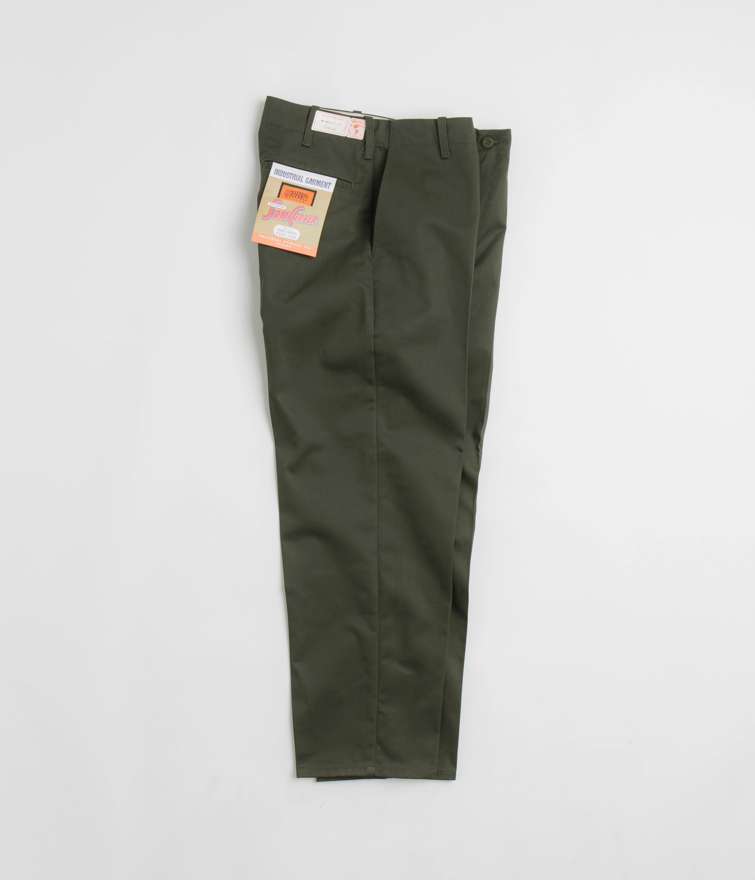 Universal Overall Type.03 Standard Pants - Khaki Flattering Shape