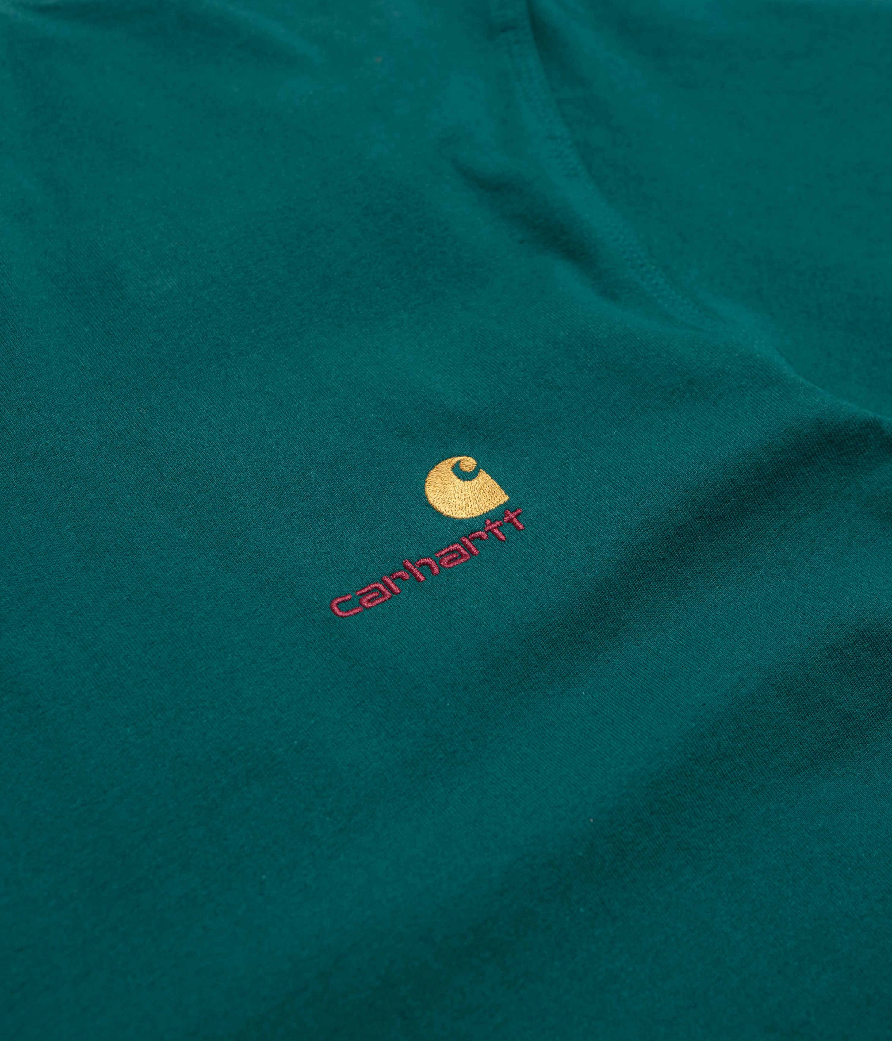 Carhartt American Script T-Shirt - Malachite comfortable option hypoallergenic material