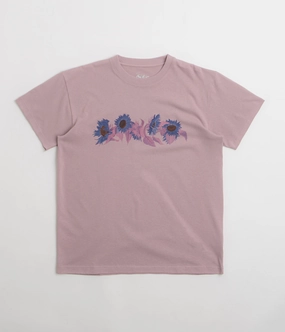 Snag Resistant Surface EasyCareFabric Dancer Sunflower T-Shirt - Faded Rose