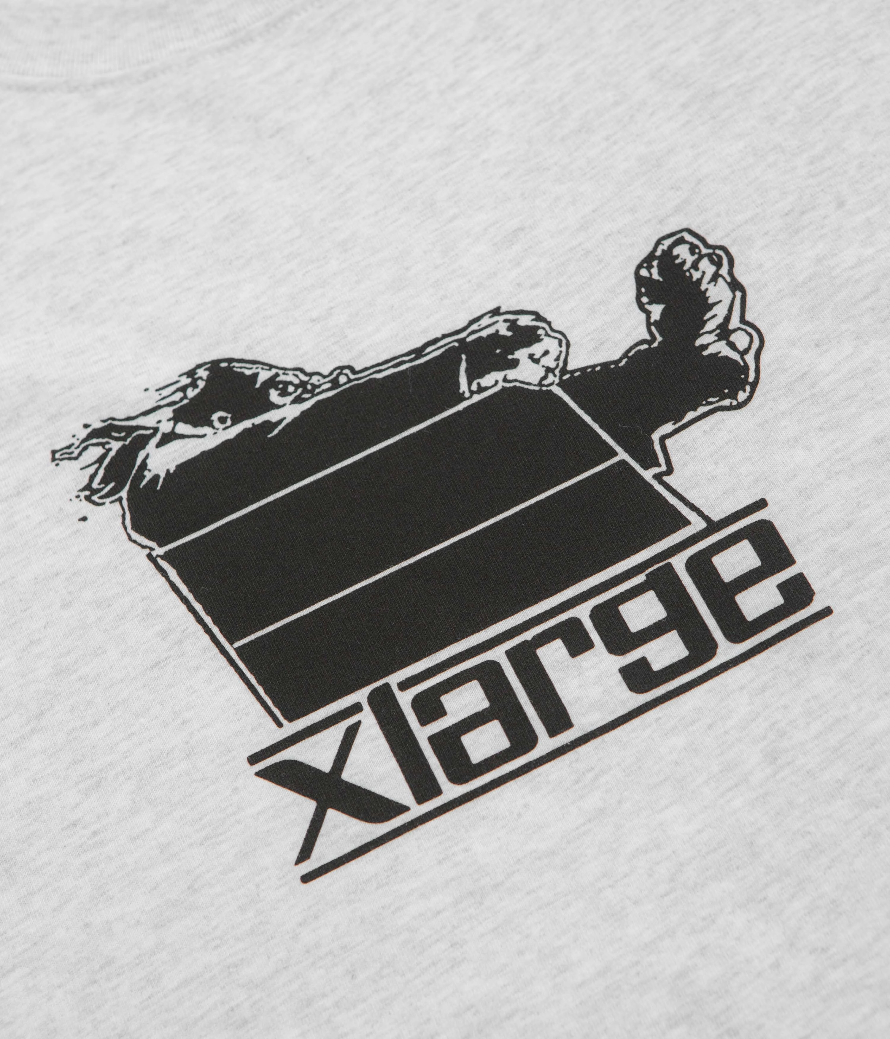 XLarge Wind Pressure T-Shirt - Ash Light Casual Wear