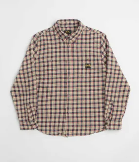 Day-To-Night Wear Premium Pima Cotton Stan Ray Flannel Shirt - Easy Natural Plaid