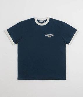 Crew Neck Design Soft Breathable Carhartt 89 Ringer T-Shirt - Ink / Wax