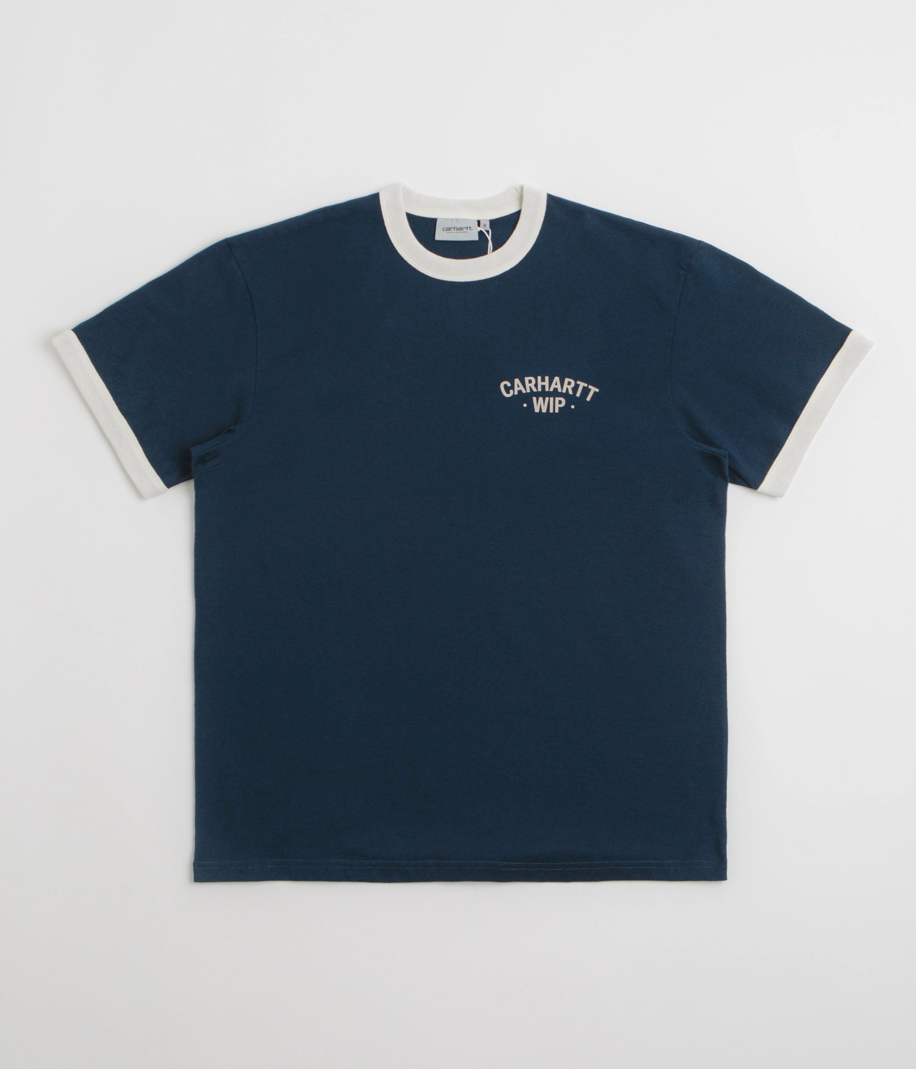 Crew Neck Design Soft Breathable Carhartt 89 Ringer T-Shirt - Ink / Wax