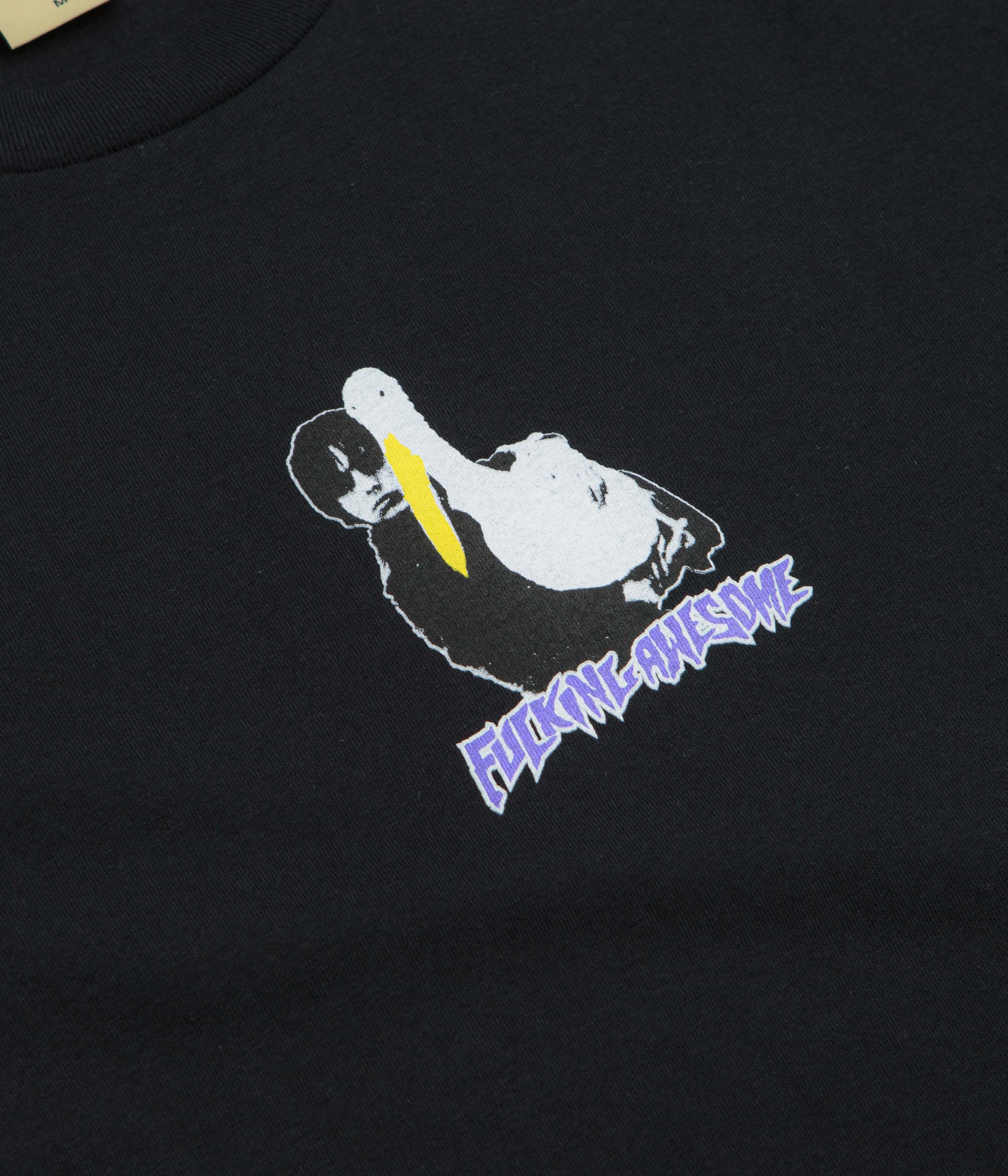 Fucking Awesome High Lonesome II T-Shirt - Black V neck style