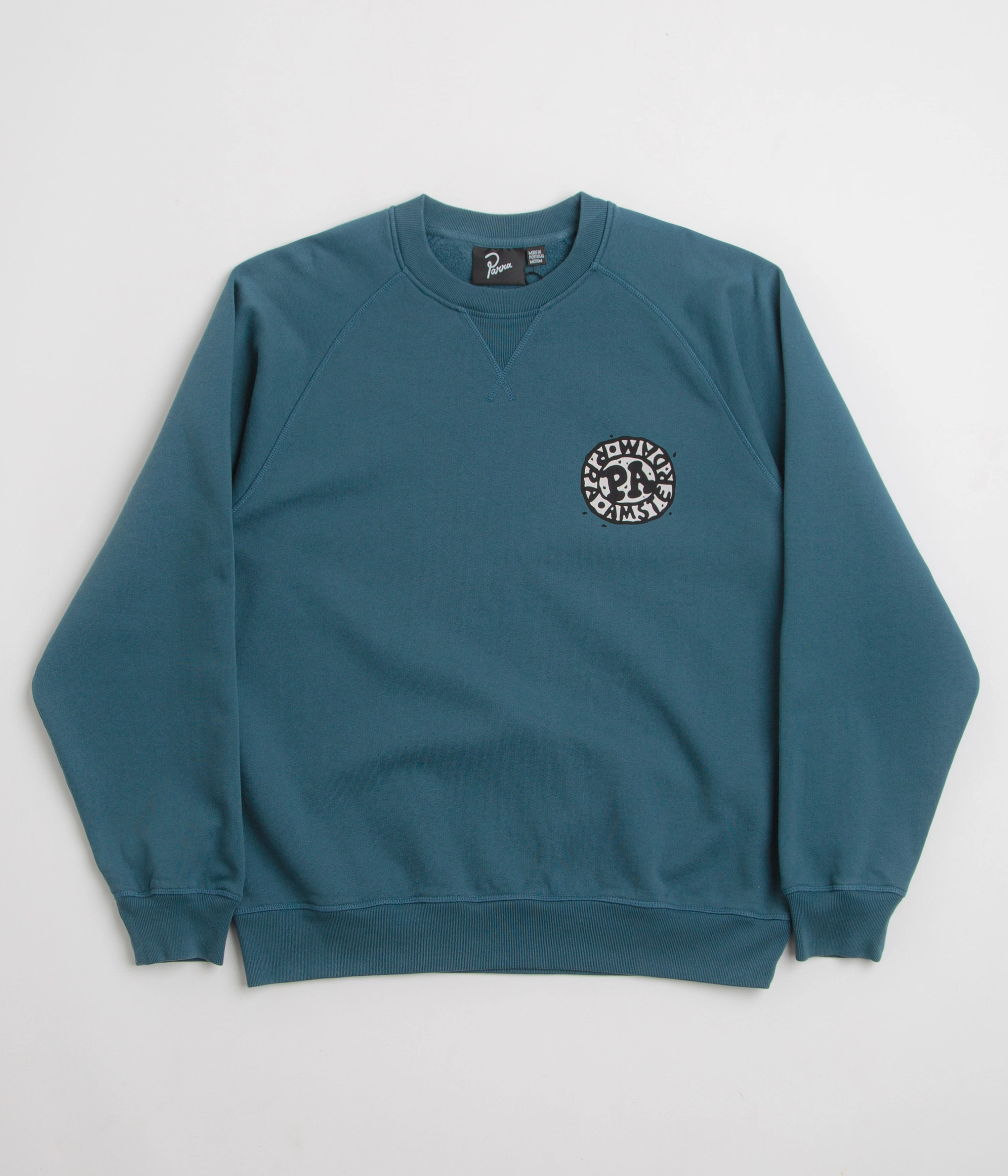 Soft Interior Casual Chic by Parra Amsterdammed Crewneck Sweatshirt - Washed Blue