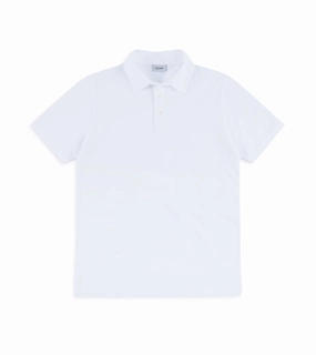 Trunk Moxon Short Sleeve Polo Shirt: White Soft Material