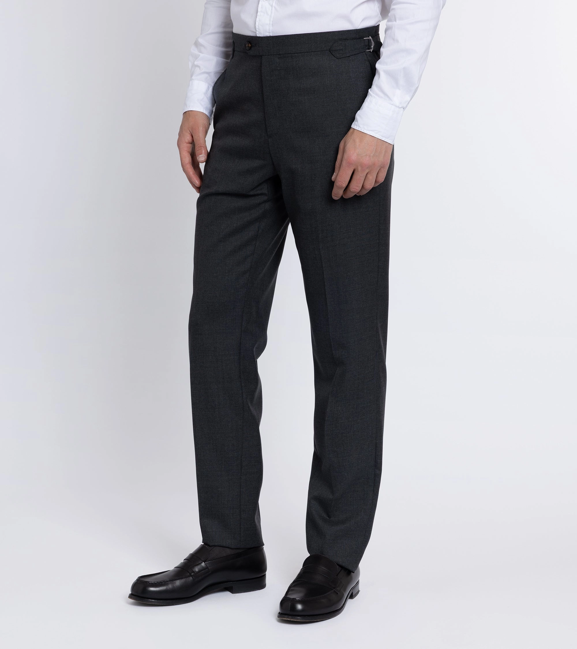 Sport Flex Trunk Walbrook Wool Fresco Suit Trousers: Grey