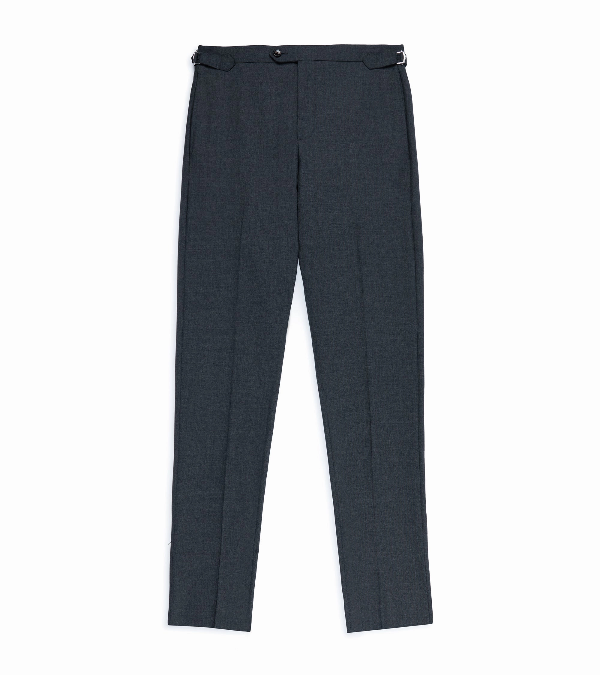 Stretchable Comfort City Ready Trunk Walbrook Wool Fresco Suit Trousers: Grey