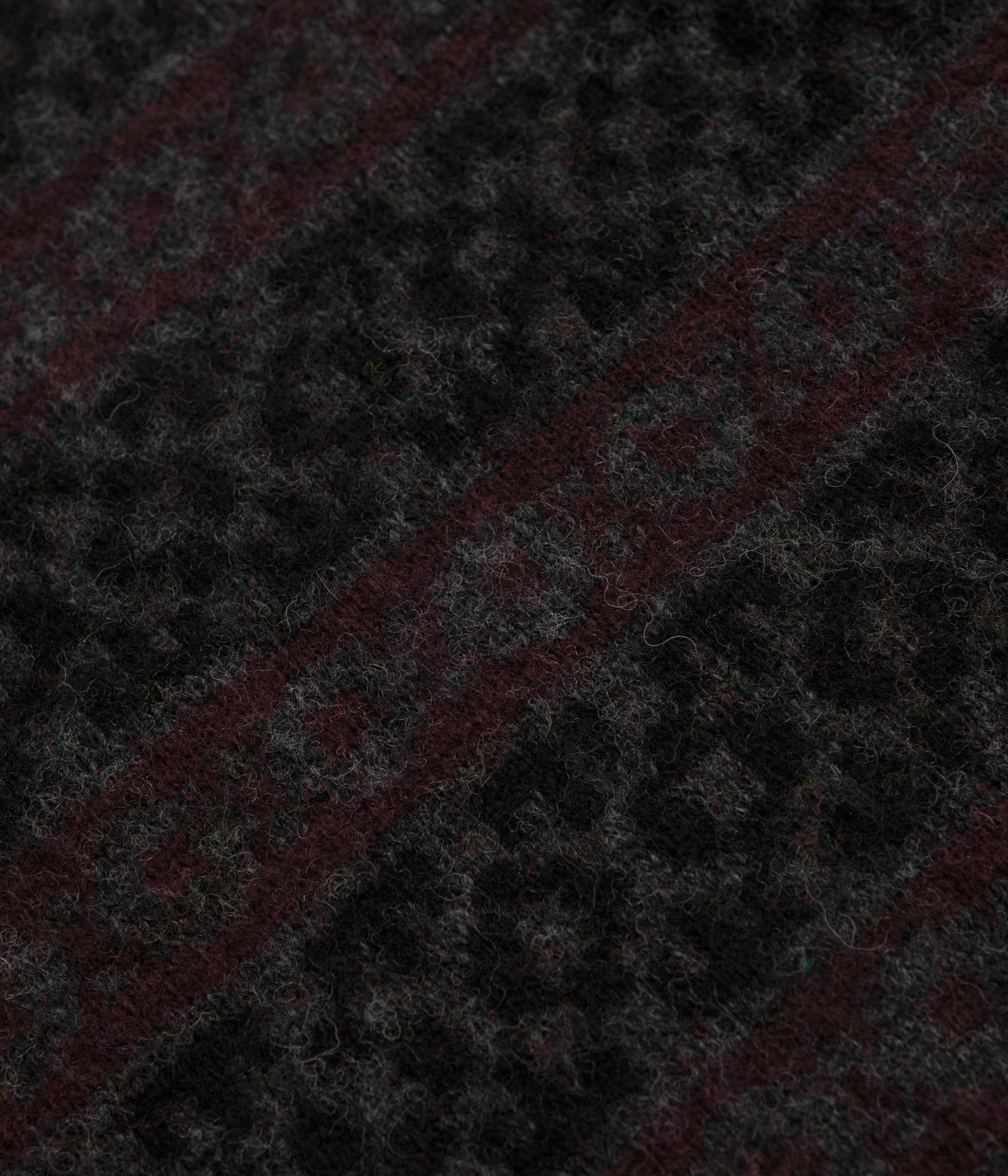 Norse Projects Jonas Scottish Lambswool Fair Isle Sweatshirt - Charcoal Grey Versatile Comfort