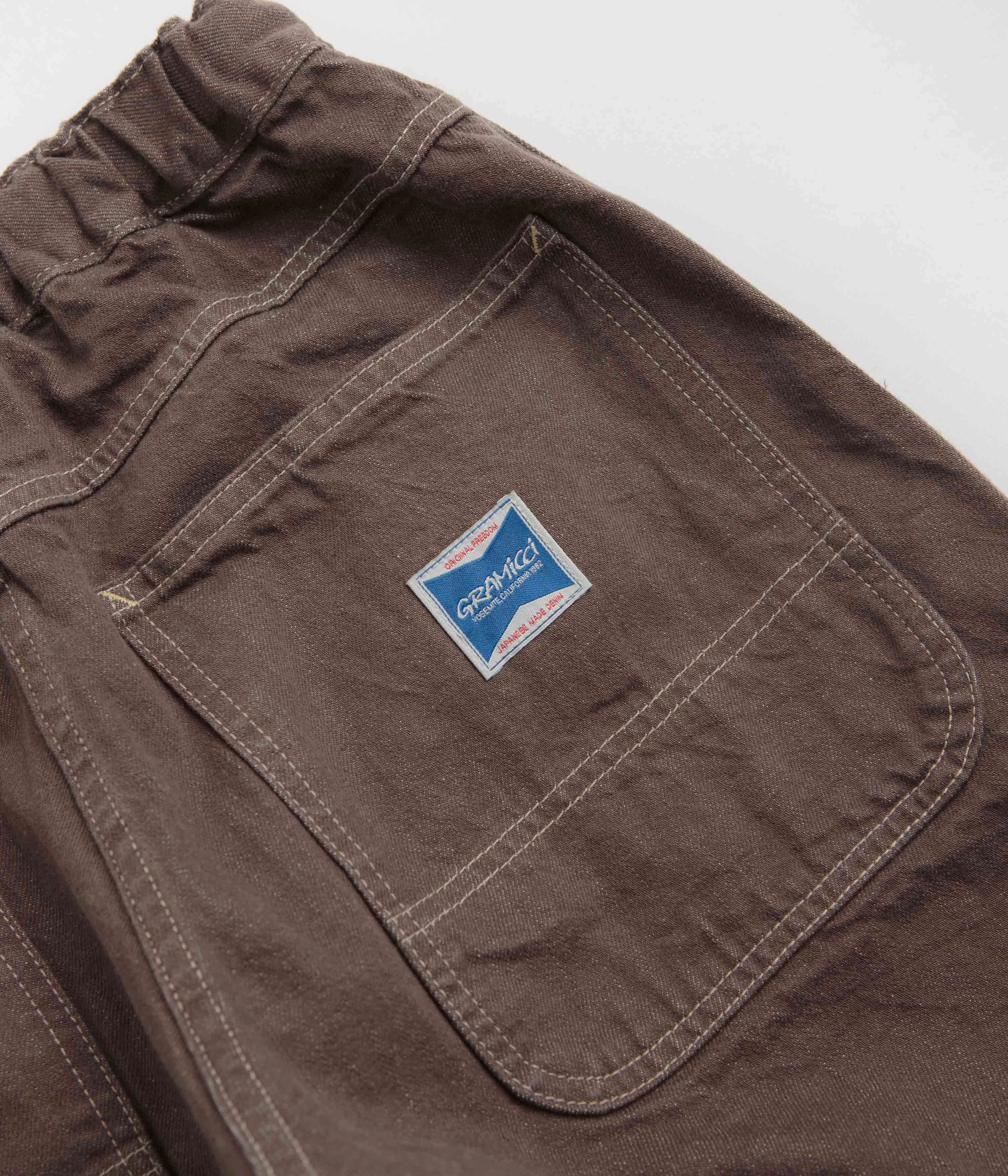 Stay Active Gramicci Japanese Slub Denim Pants - Amber