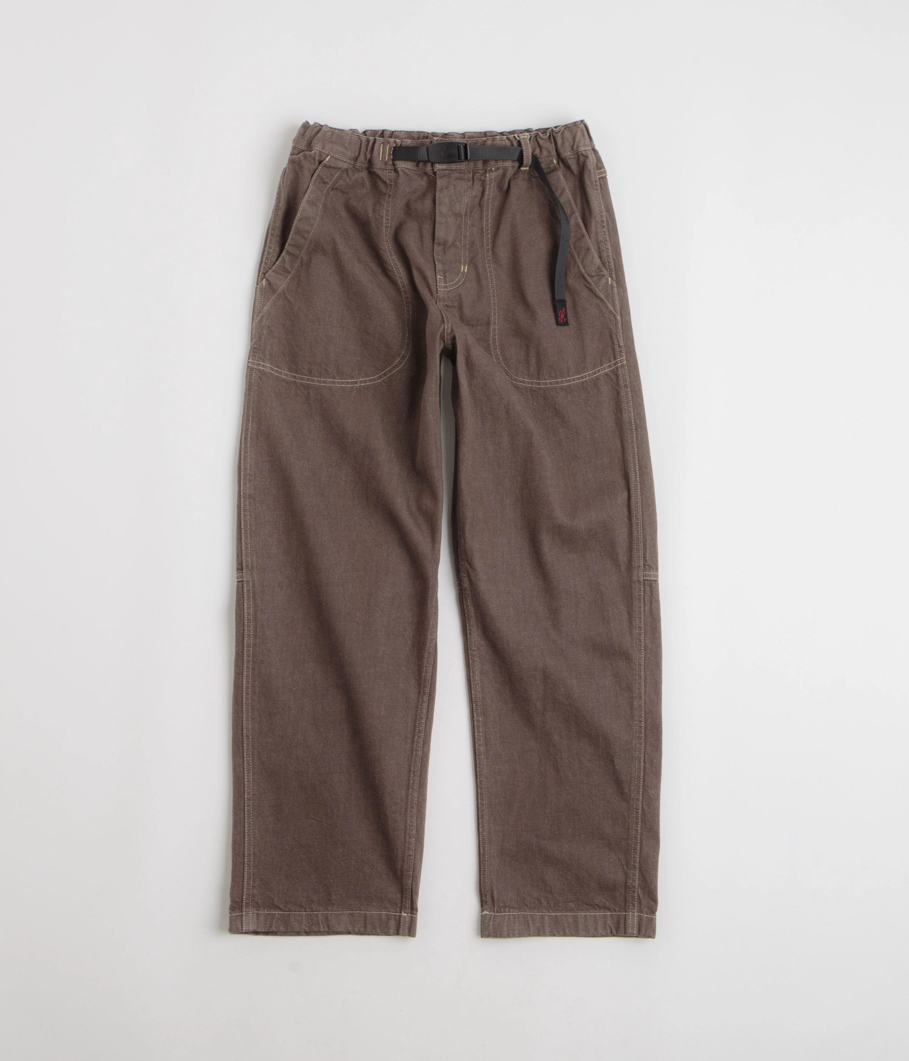 Stylish Fit Gramicci Japanese Slub Denim Pants - Amber