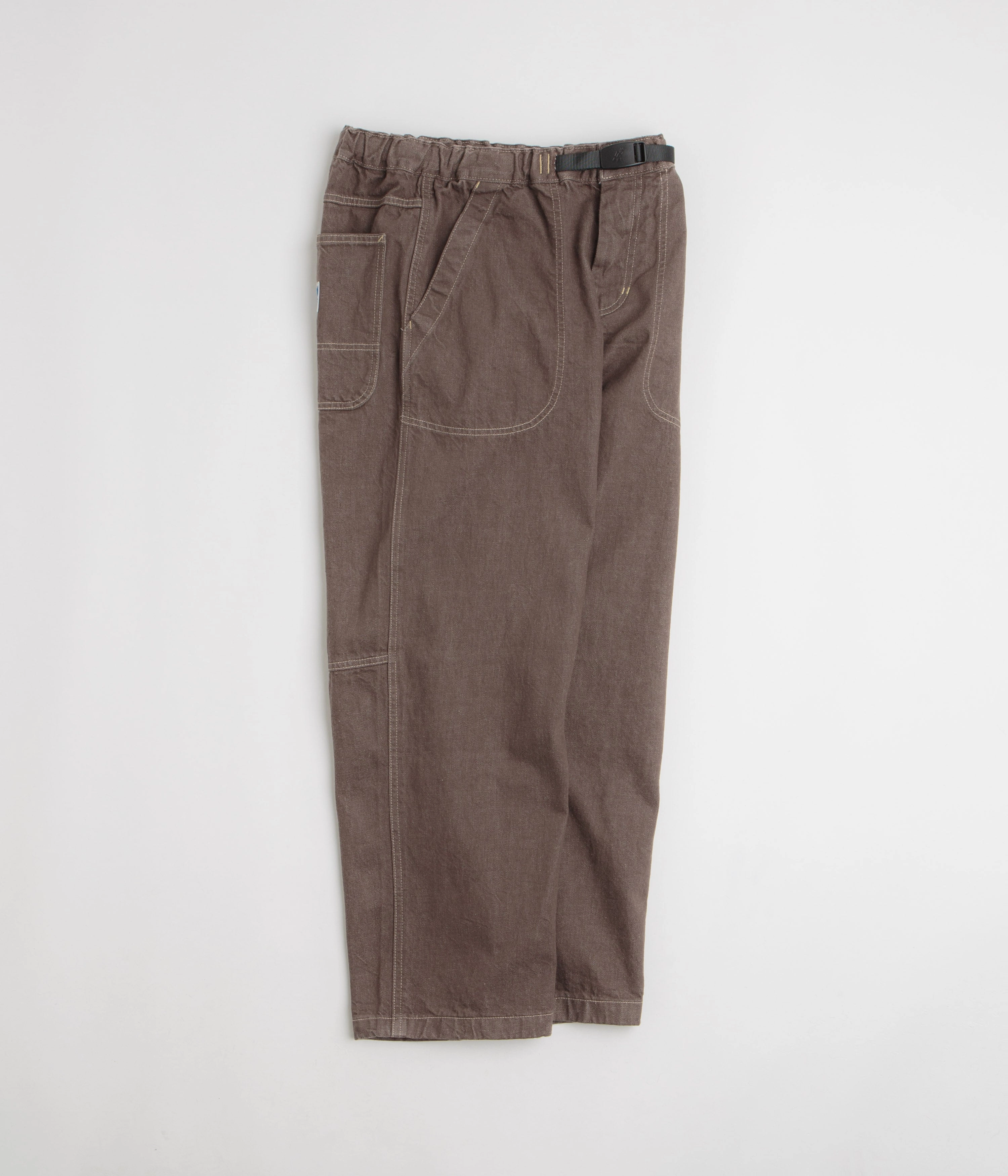 Gramicci Japanese Slub Denim Pants - Amber Stylish Waistband Clean Lines