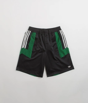 Adidas Skateboarding Football Shorts - Black / Dark Green / White raincoat All Fit