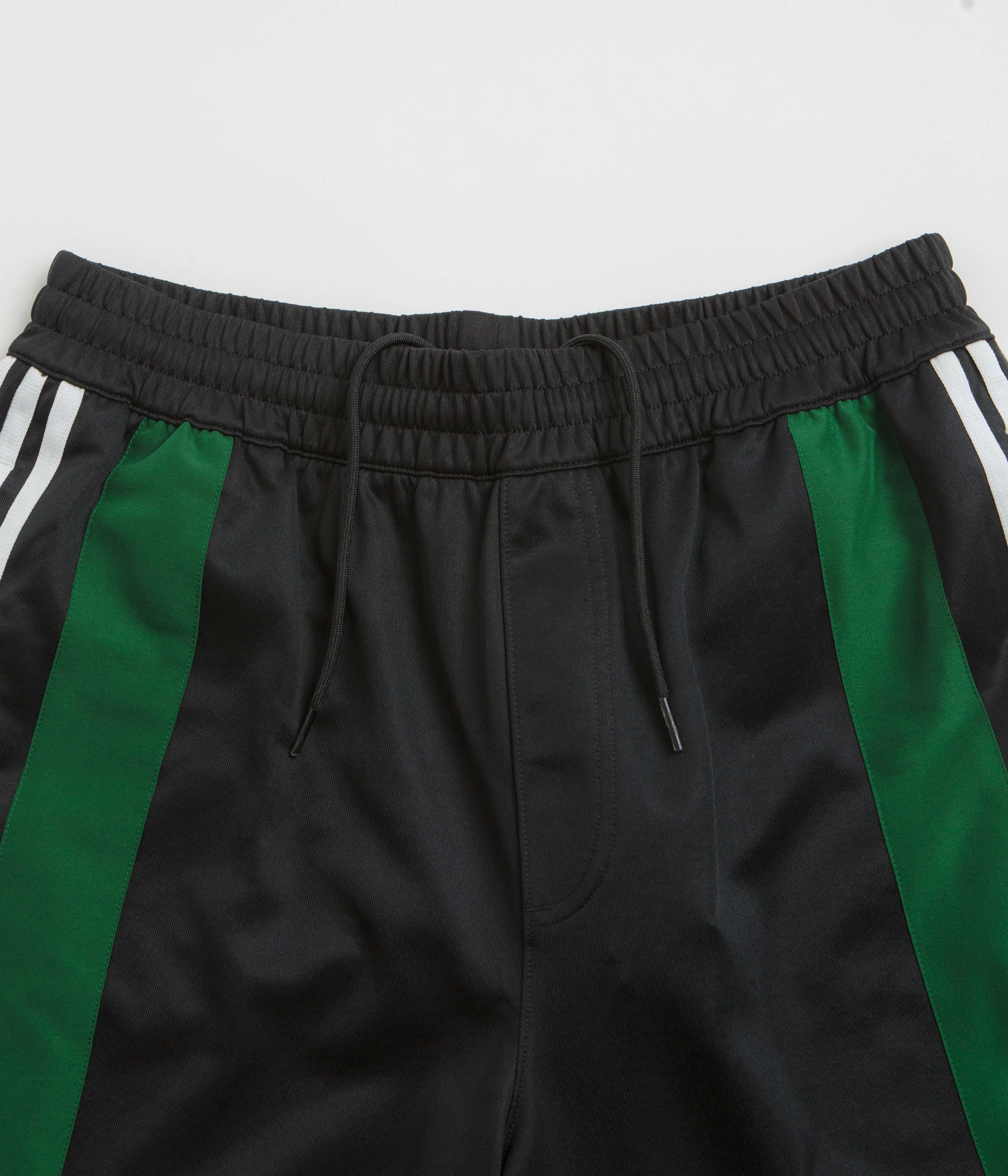 energetic look Adidas Skateboarding Football Shorts - Black / Dark Green / White