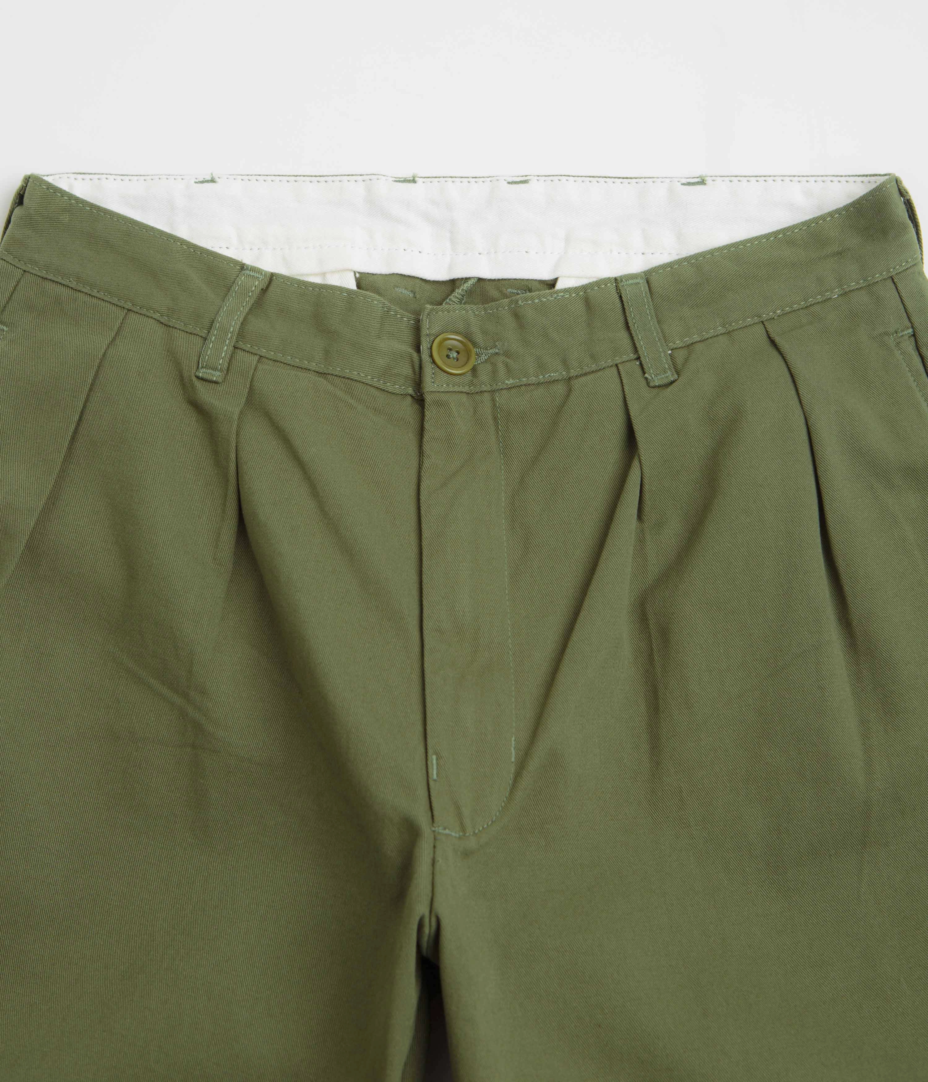 Fun Colors Service Works Drill Part Timer Shorts - Olive