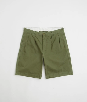 Service Works Drill Part Timer Shorts - Olive High-End Quality