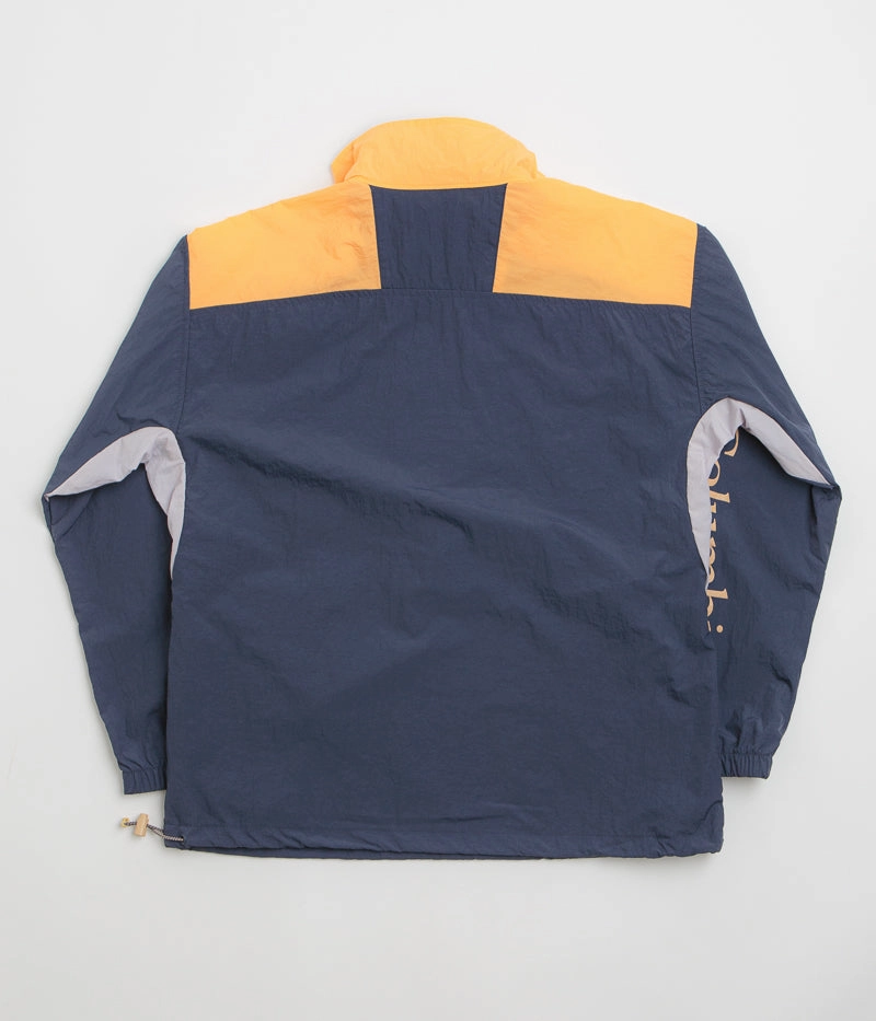 Columbia Riptide II Retro Windbreaker Anorak - Nocturnal / Summer Orange Weatherproof Barrier