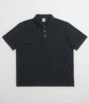 Premium Quality Fashionable Pick Polar Fancy Polo Shirt - Navy / Brown