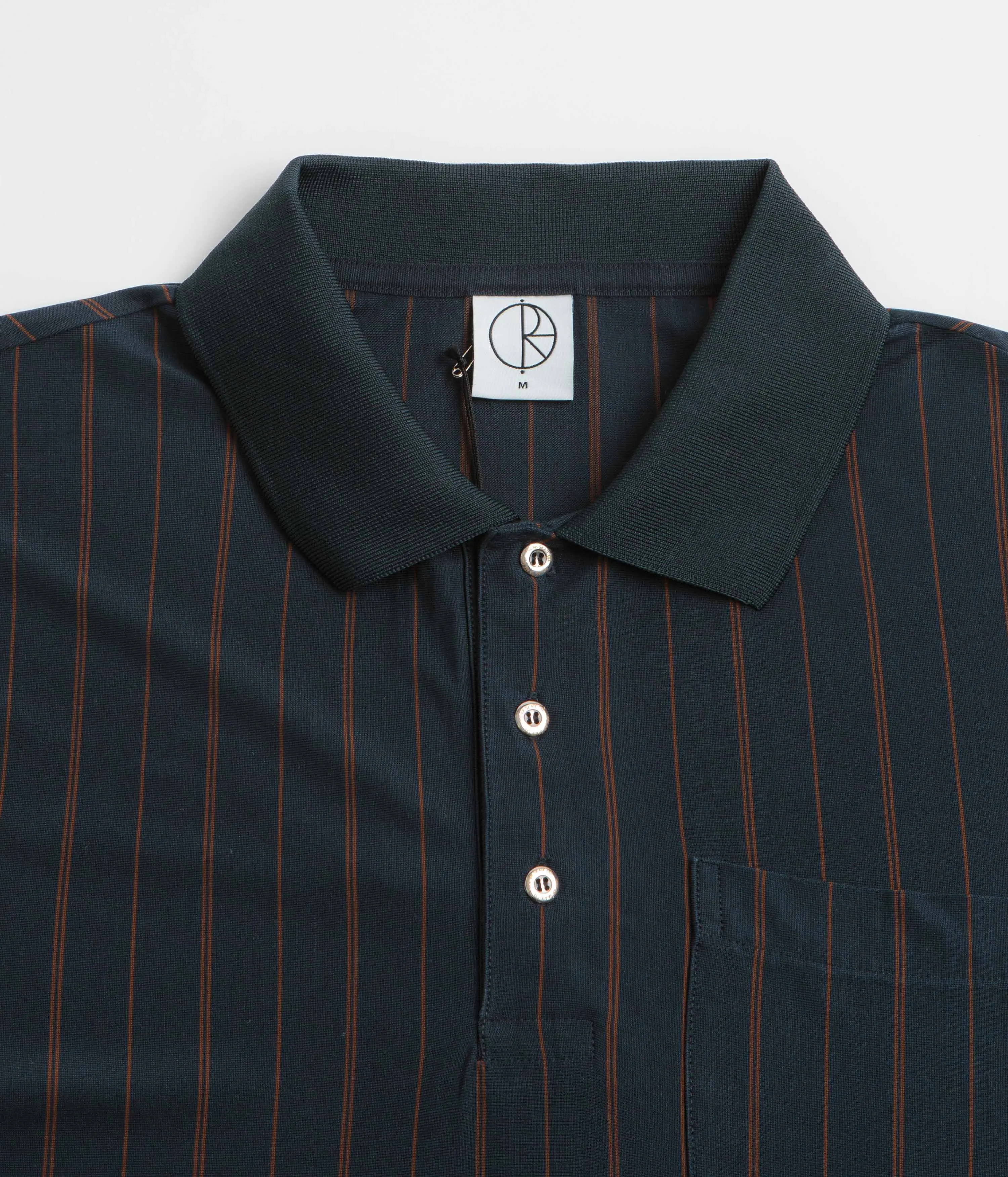 Polar Fancy Polo Shirt - Navy / Brown Business Meeting
