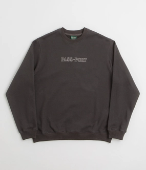 Soft Fabric Pass Port Official Organic Fleece Sweatshirt - Vintage Black