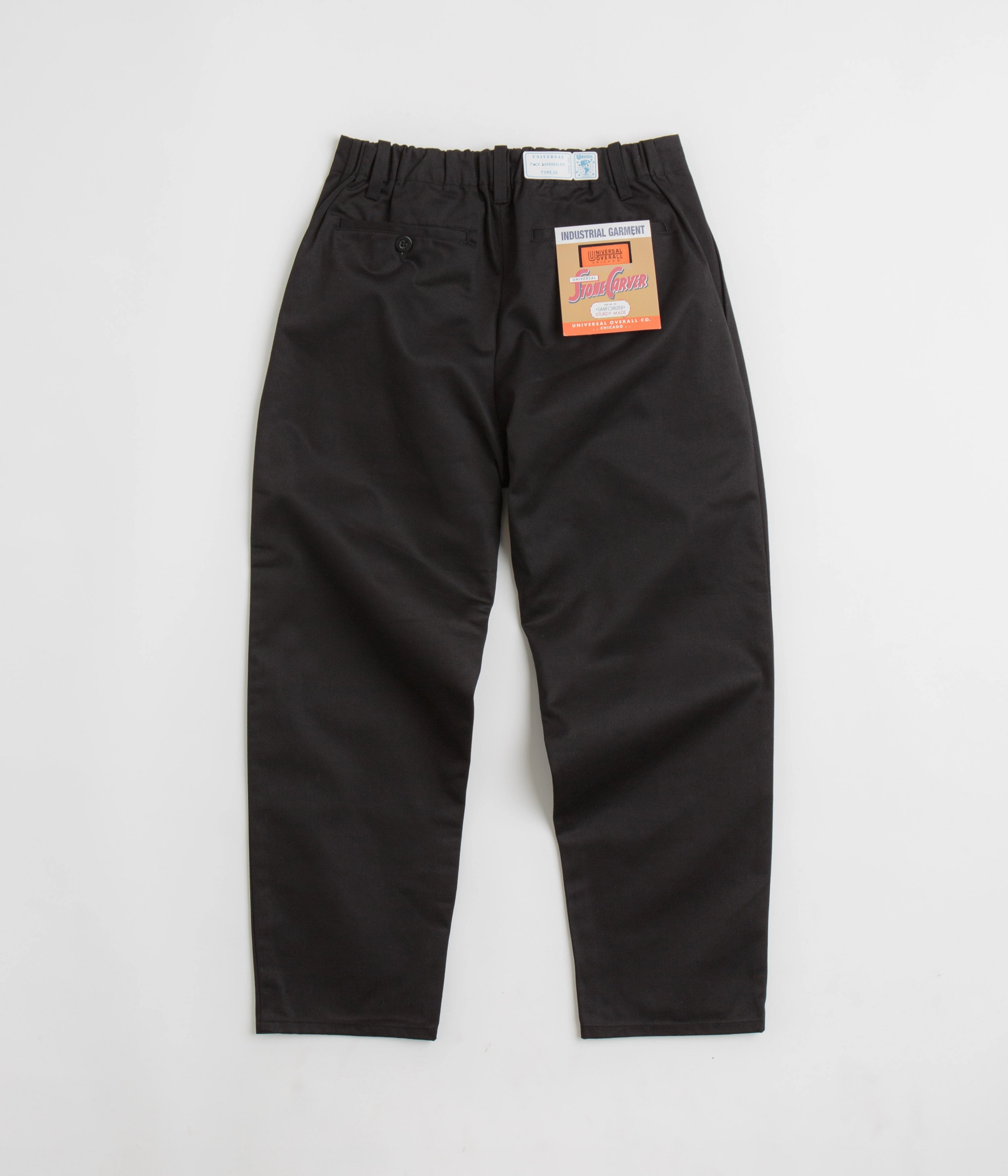 Sporty Vibe Sporty Comfort Fit Universal Overall Type.05 Tuck Tapered Pants - Black