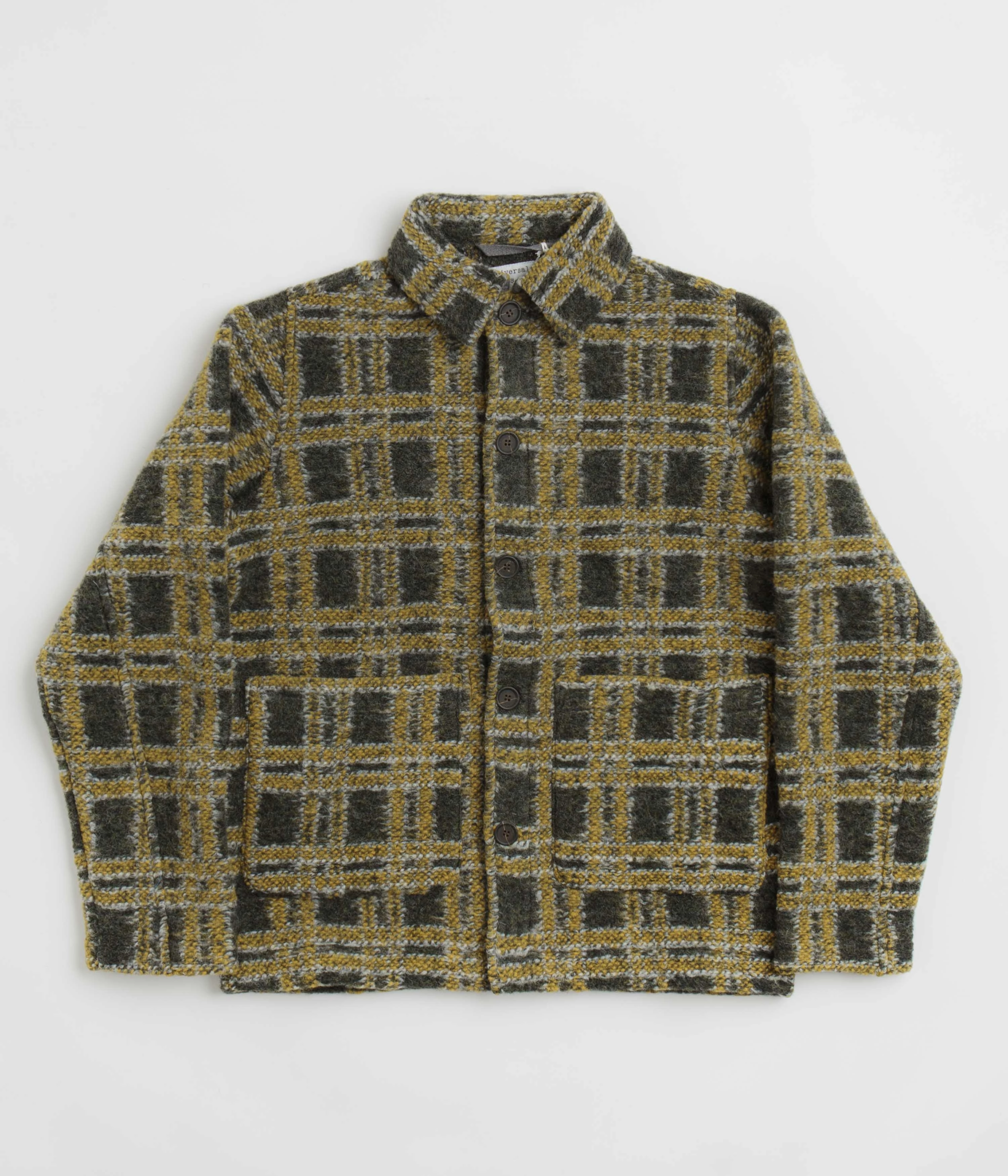 Universal Works Field Jacket - Grey Noise Reduced Fastener System Durable Water Repellent