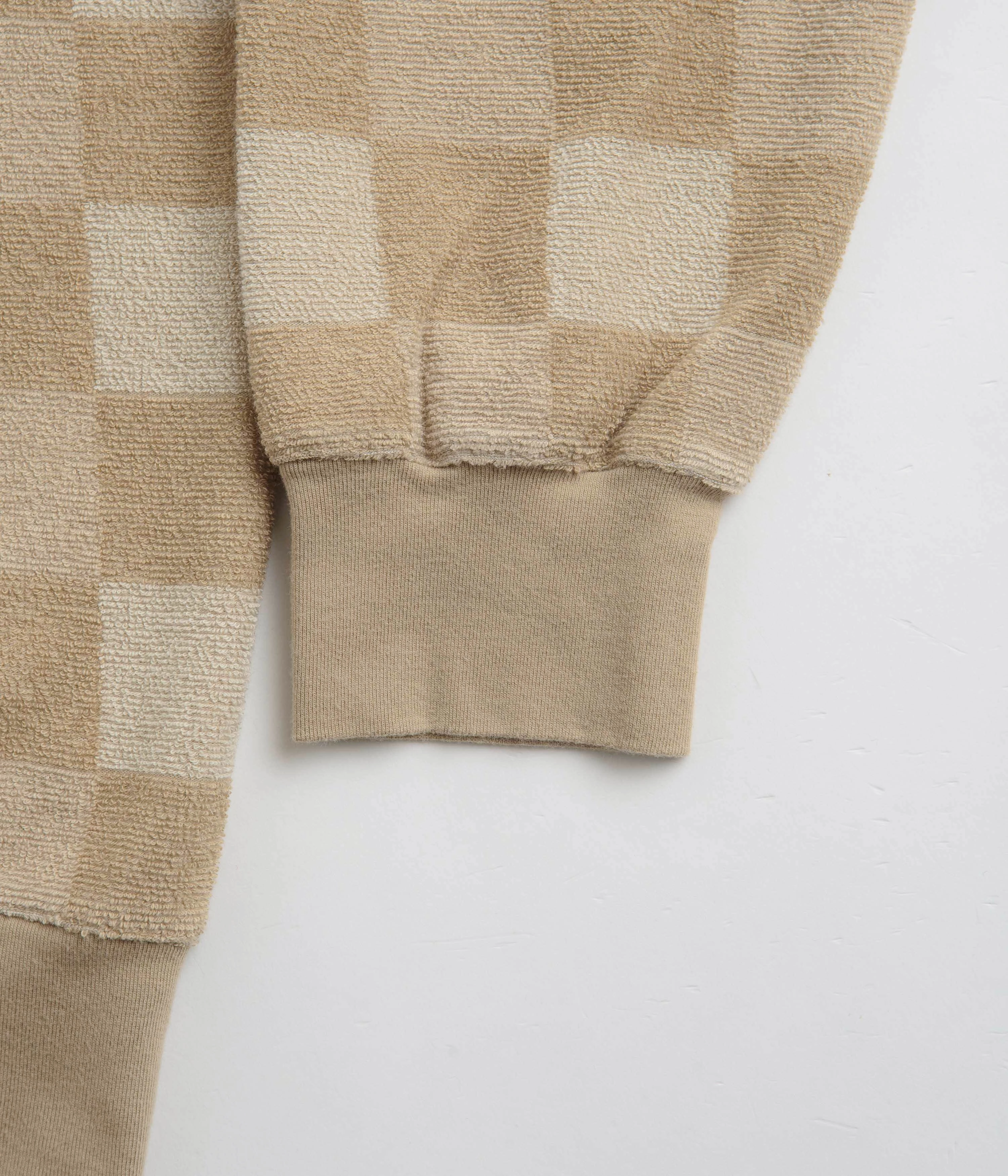 Soft Comfort Functional Layer Universal Works Loose Crewneck Sweatshirt - Sand