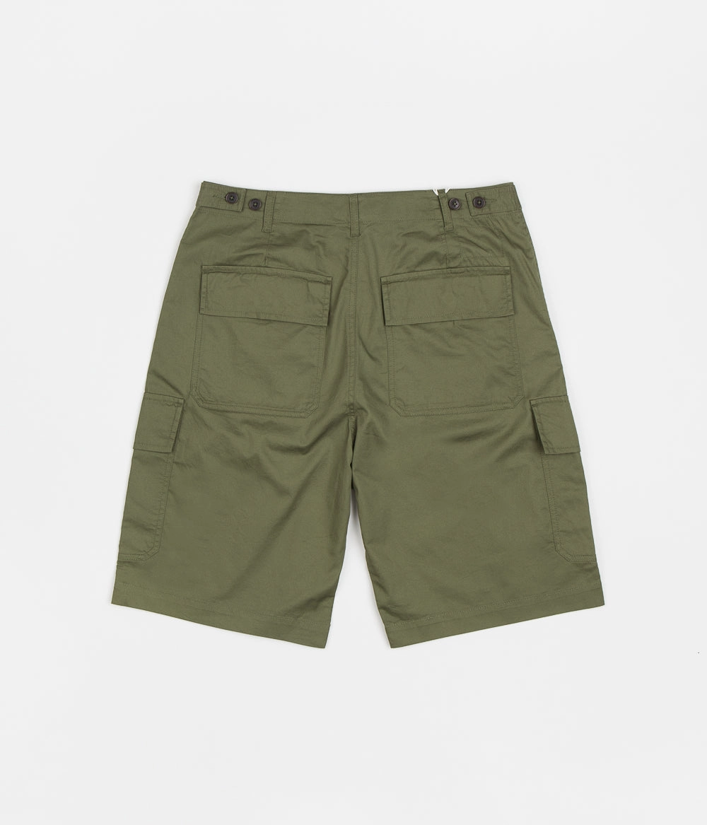 Durable Stitching athletic clothing Universal Works MW Cargo Shorts - Olive
