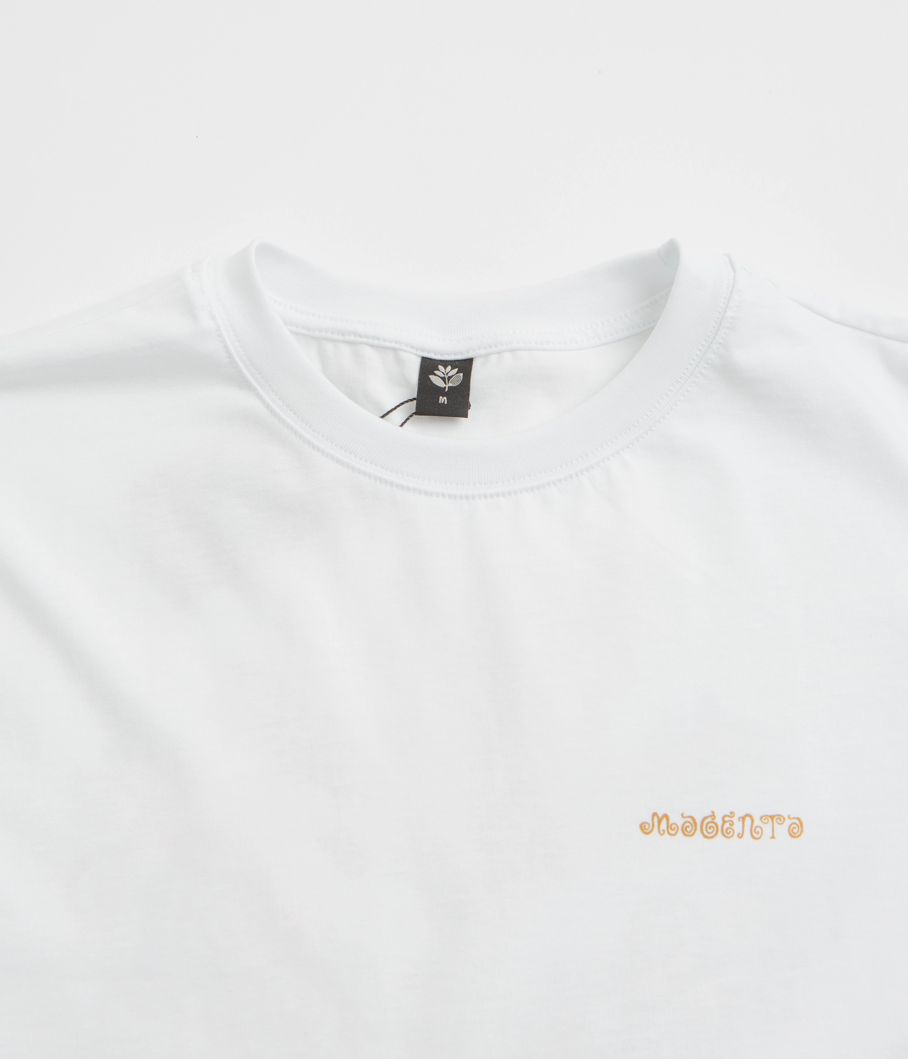 City Casual Magenta Life T-Shirt - White