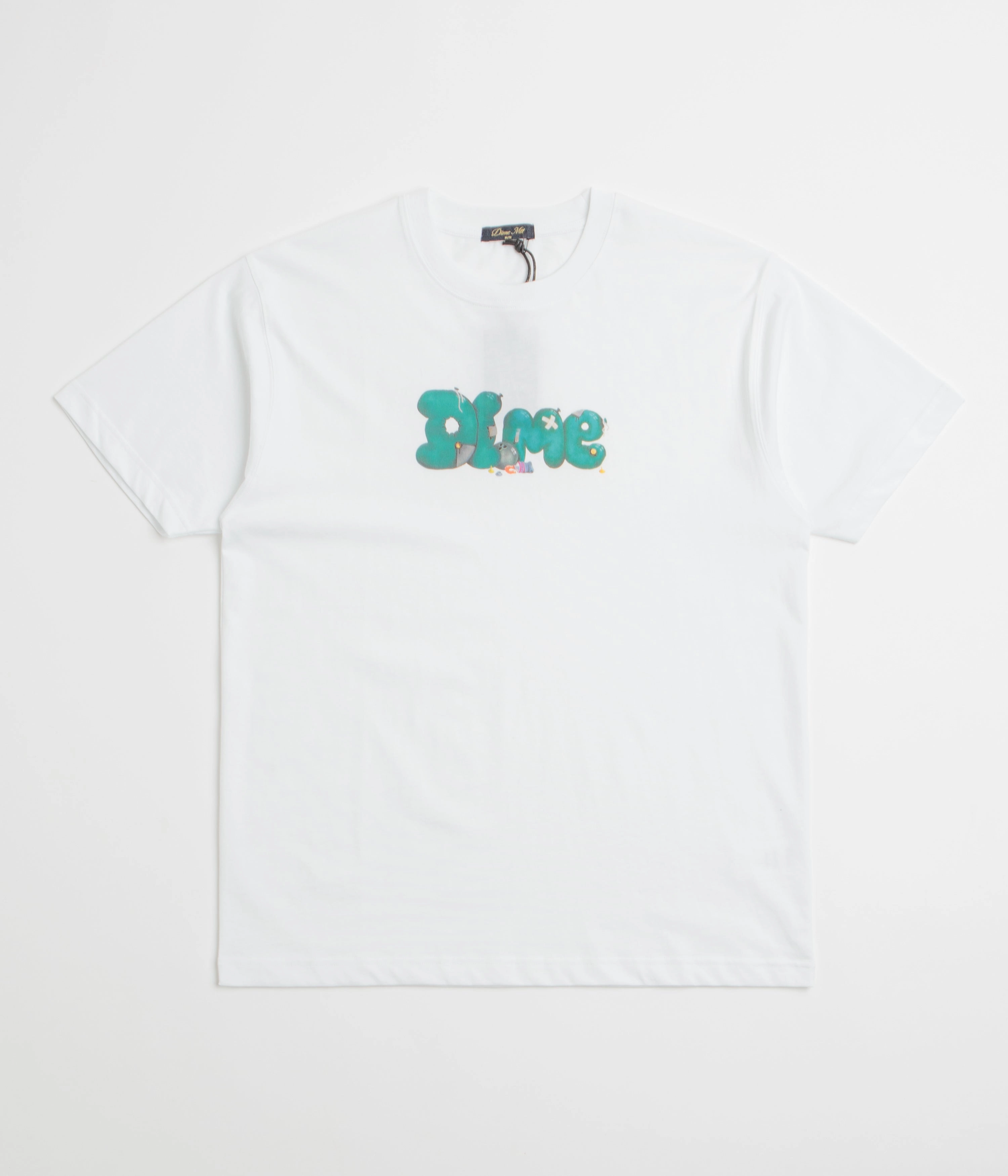 Casual Comfort Wear Structured silhouette Dime Soft Rock T-Shirt - White