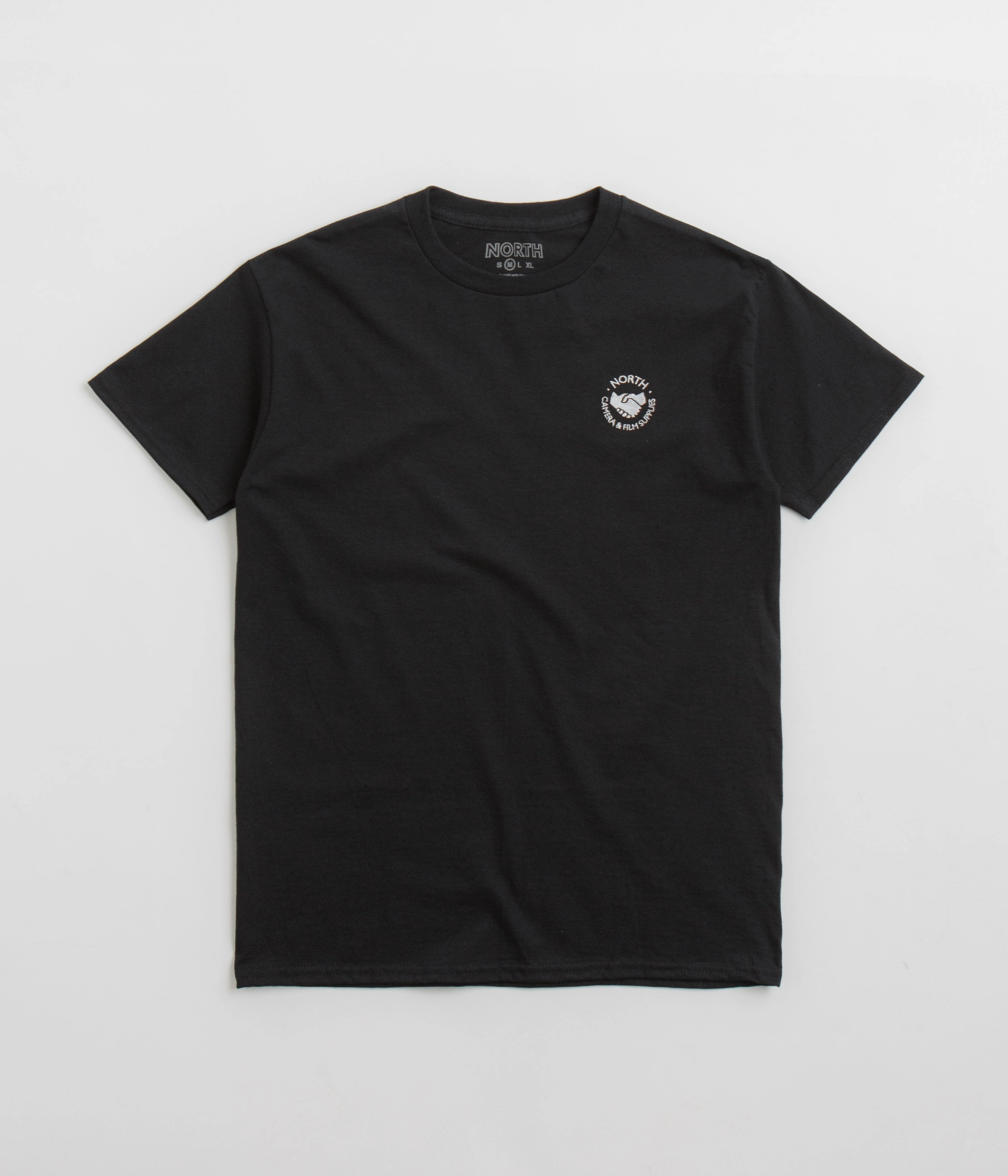 North Supplies Logo T-Shirt - Black / White Easy Wear Everyday Comfort
