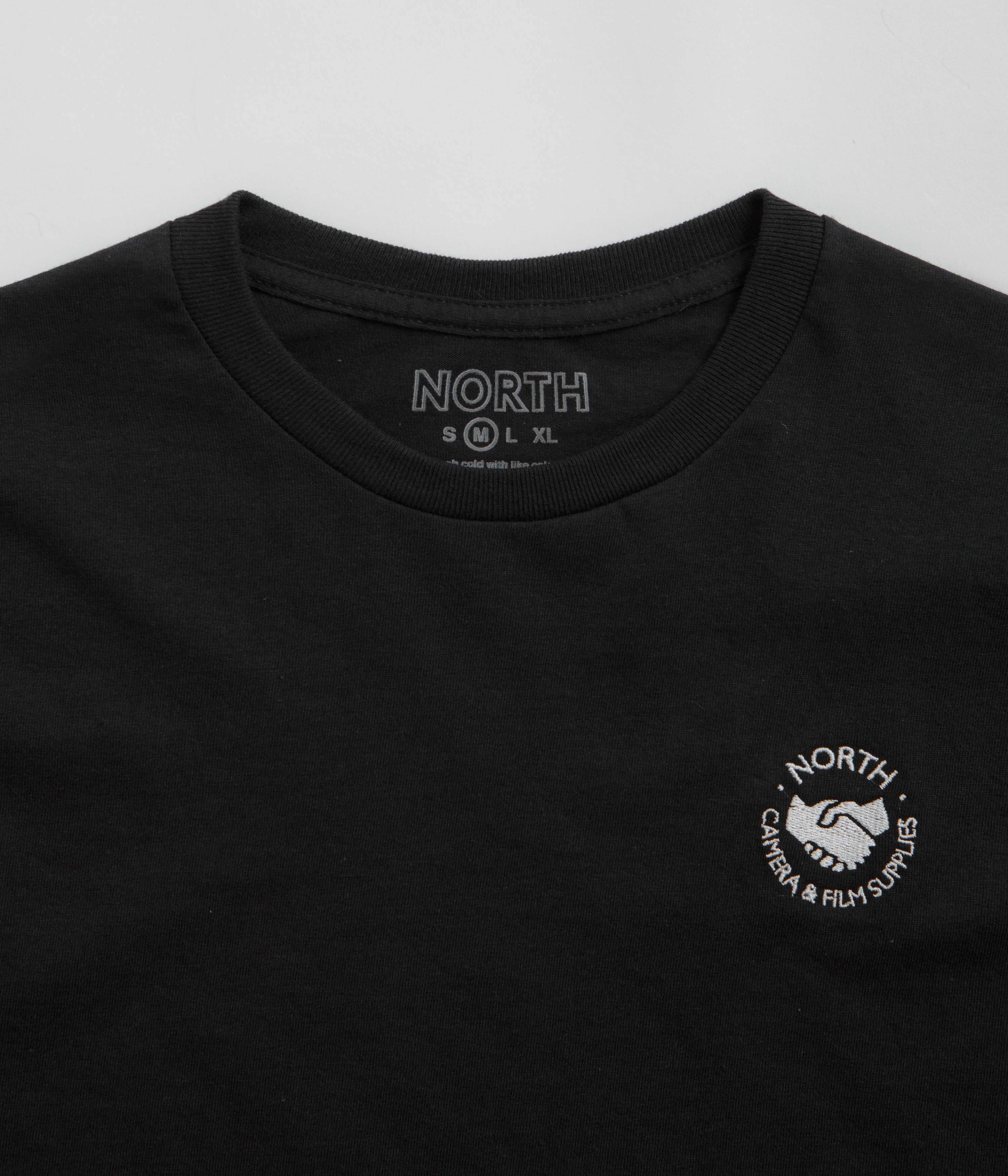 Modern Twist Chill Vibe North Supplies Logo T-Shirt - Black / White