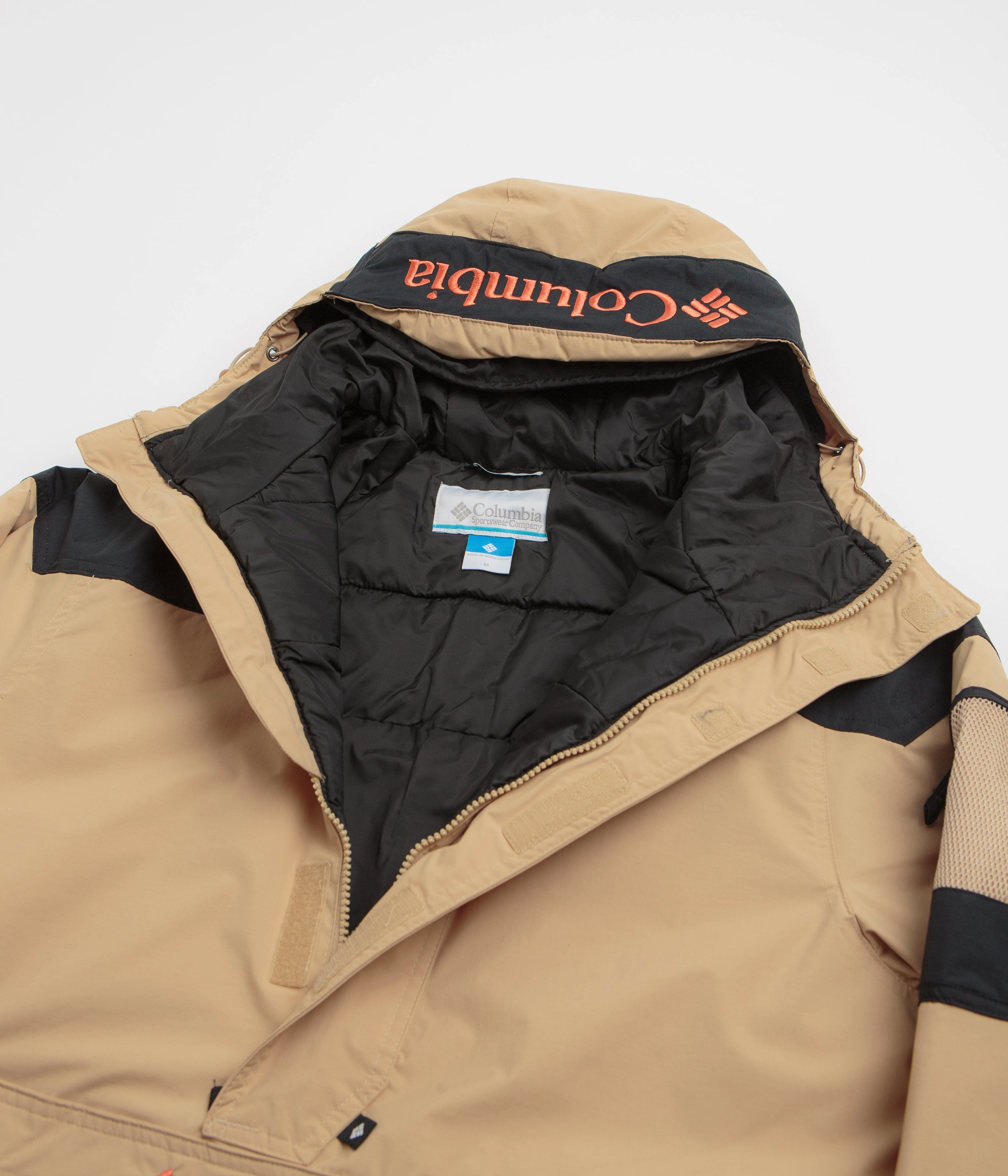 Columbia Challenger II Insulated Pullover Jacket - Canoe / Black Easy Comfort Down Filled