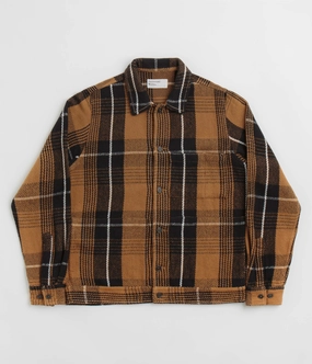 Elasticized Edging Universal Works Uniform Jacket - Brown