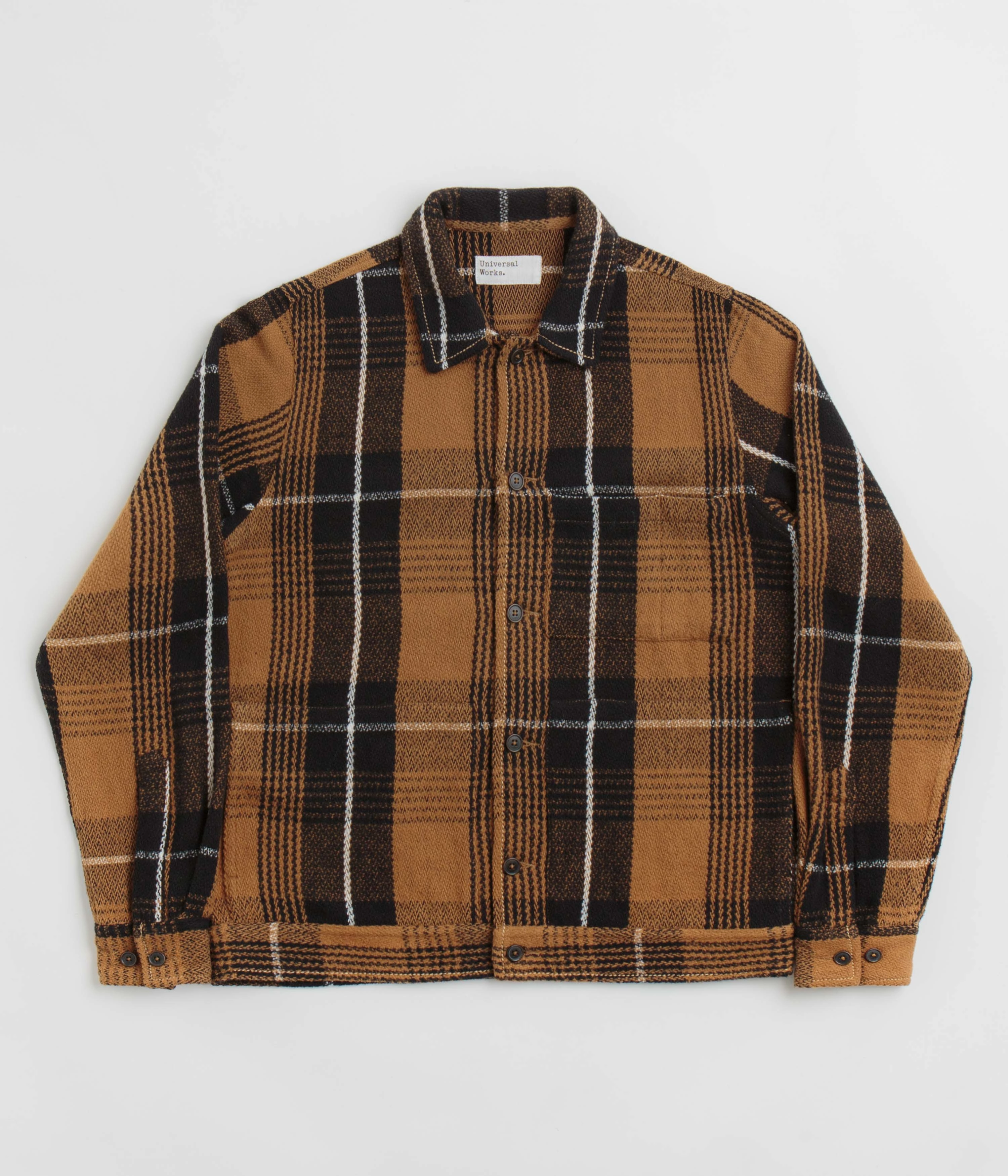 Elasticized Edging Universal Works Uniform Jacket - Brown