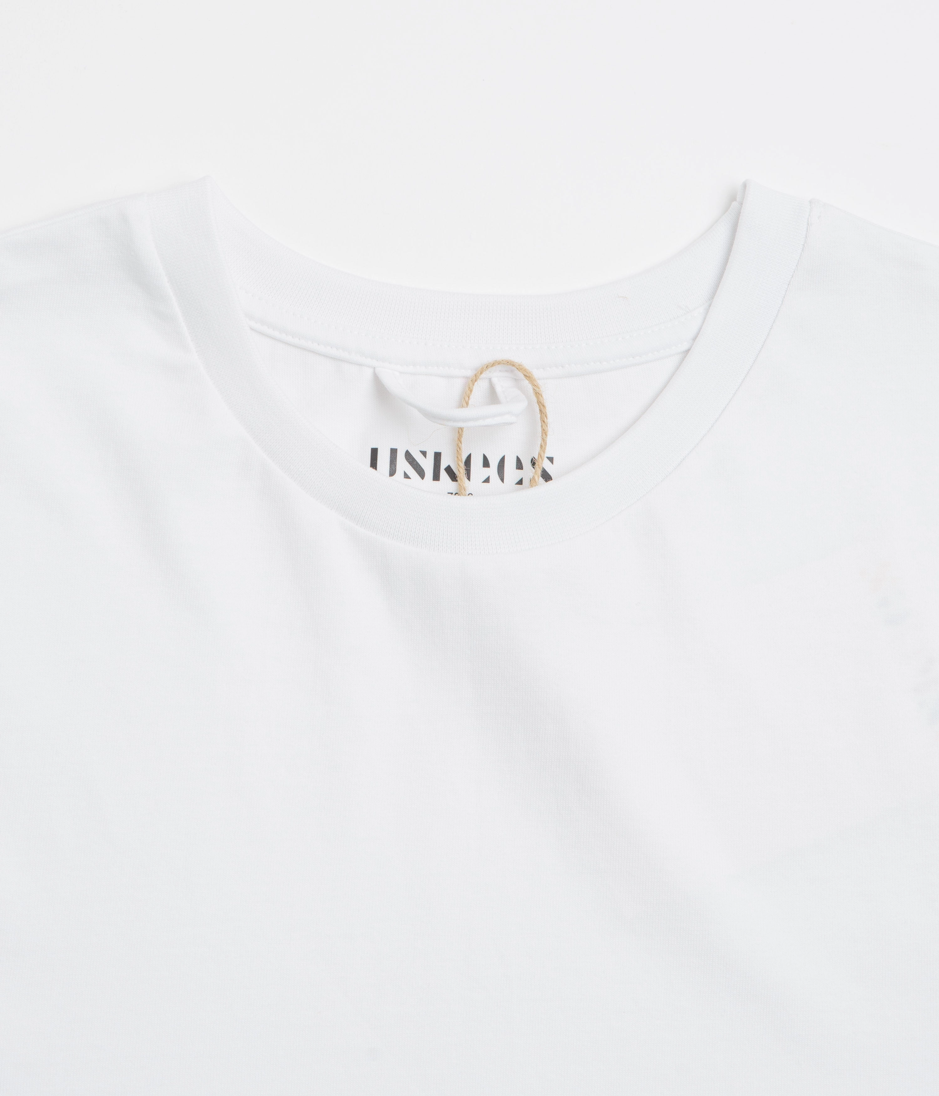 Uskees 7006 T-Shirt - White Light and Cozy