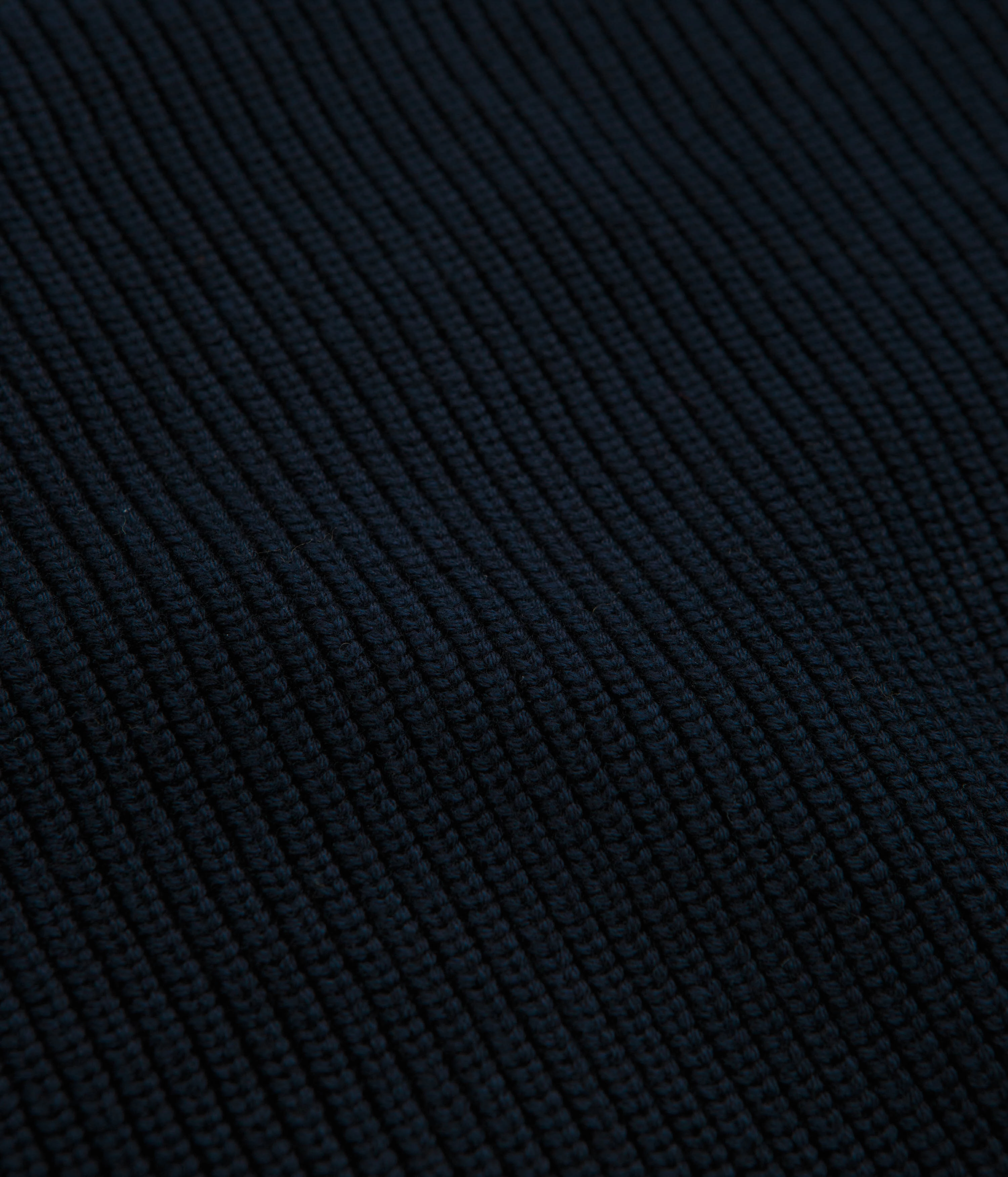 Uskees 7013 Knit Crewneck Sweatshirt - Midnight Blue Cozy and Soft V neck