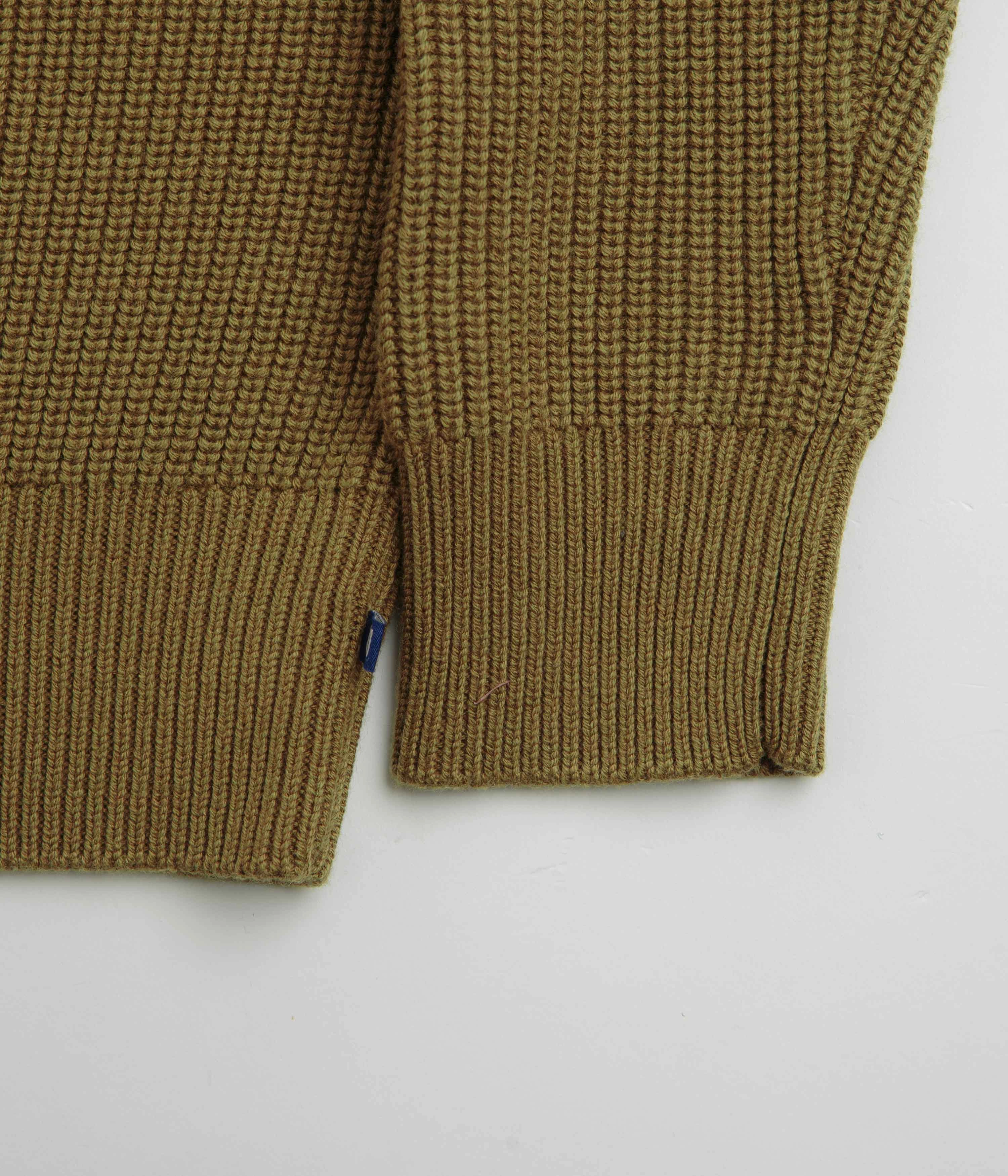 Uskees 7013 Knit Crewneck Sweatshirt - Woodland Green Perfectly Cozy Cozy Knit Style