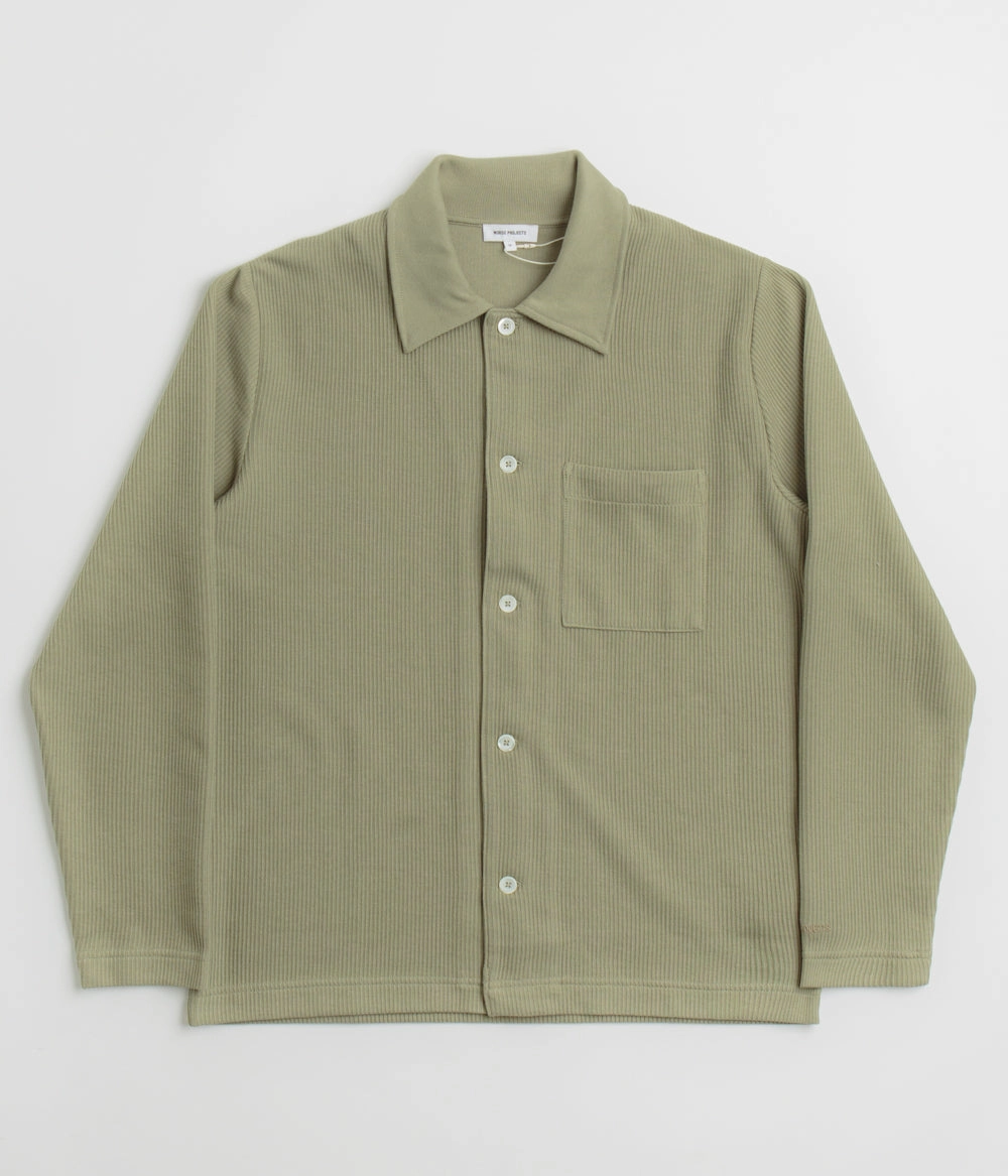 Norse Projects Jorn Double Face Overshirt - Clay Adjustable Belt Reflective details