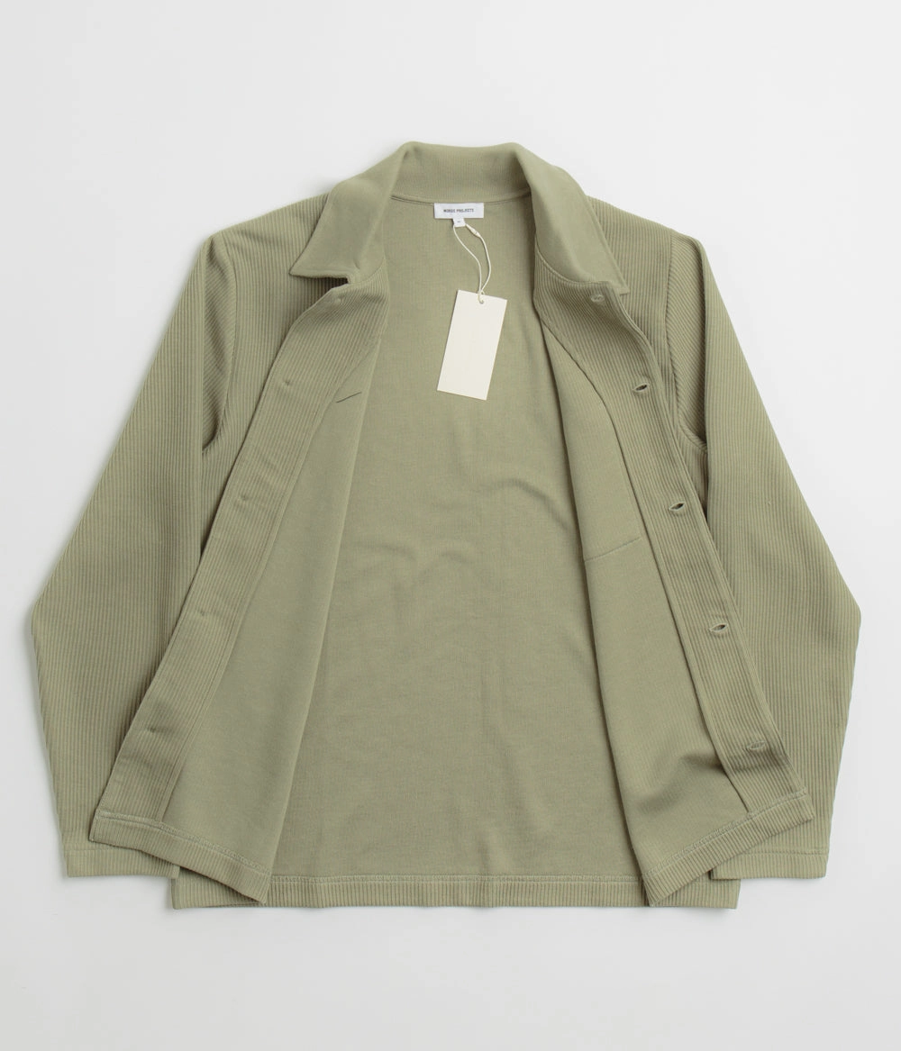 Rugged Daily Style Norse Projects Jorn Double Face Overshirt - Clay