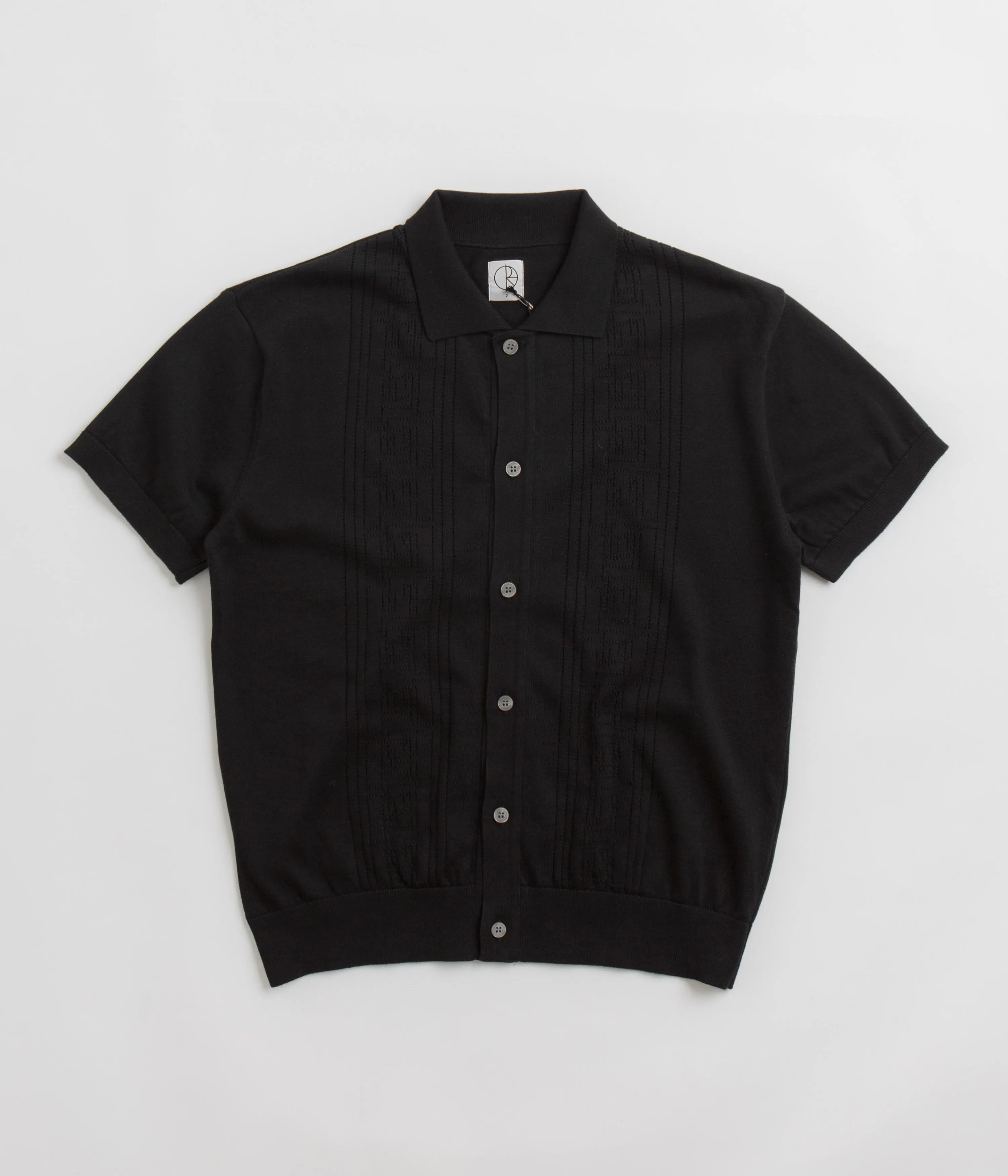 Polar Double P Miles Cardigan - Black Evening Elegance