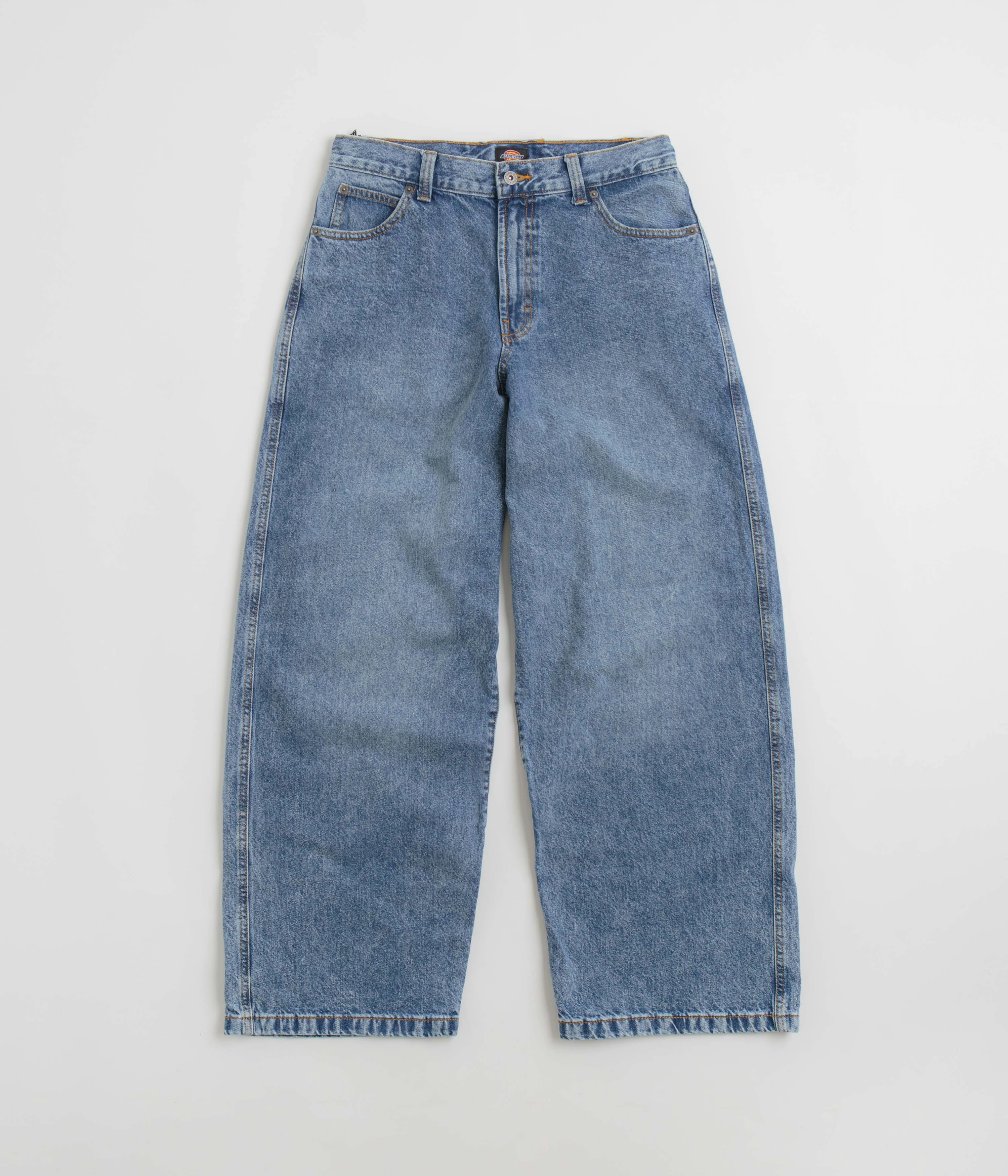 Dickies Loose Wave Jeans - Rinsed Blue / Fade ReflectiveTrim Adjustable Drawcord