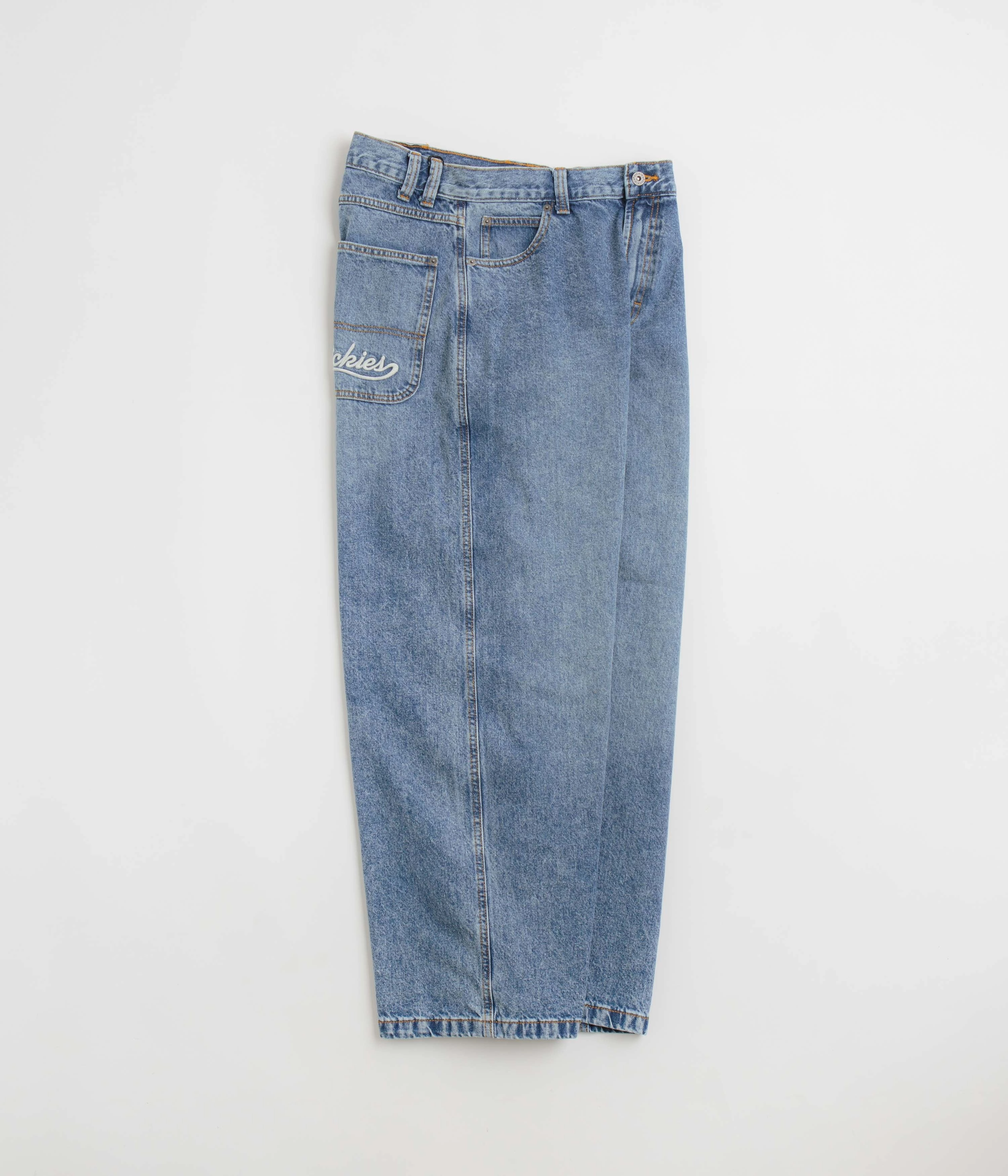 Light Fabric Dickies Loose Wave Jeans - Rinsed Blue / Fade